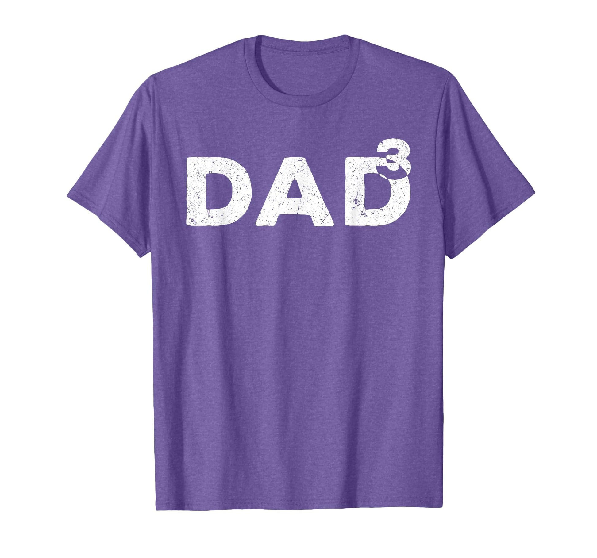 Dad Cubed Dad Three Fathers Day T-Shirt - Unique Graphic for Adults - T-Shirt, Sweatshirt, Hoodie