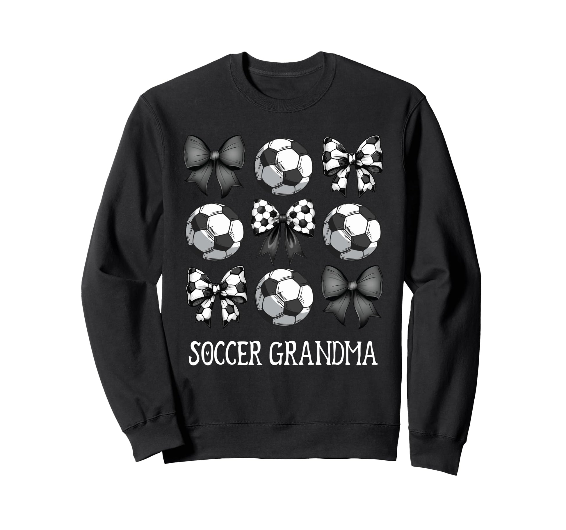 Coquette Bow Nana Granny Soccer Sweatshirt - Streetwear Style Men Women - T-Shirt, Sweatshirt, Hoodie