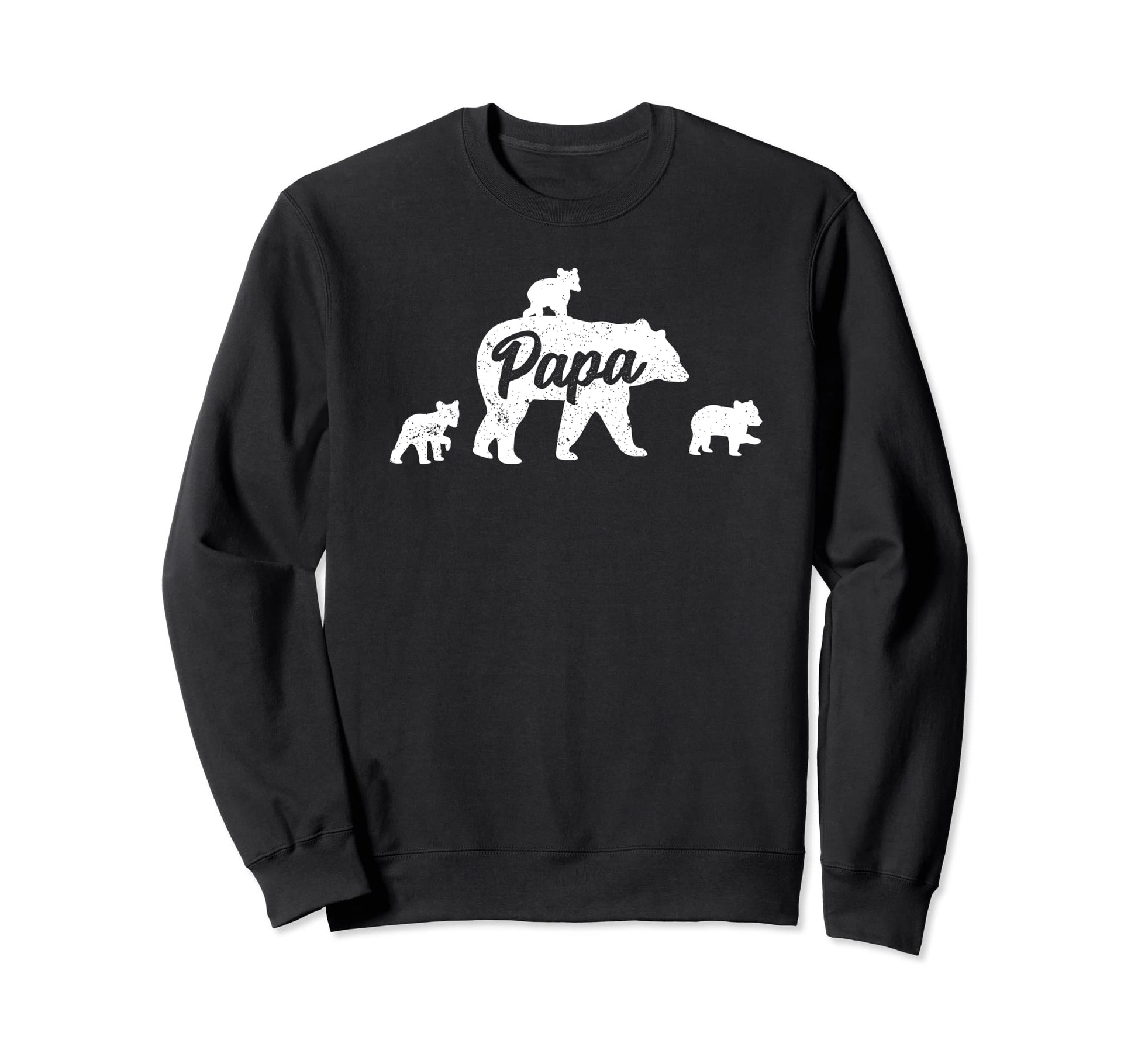 Papa Bear 3 Cubs Fathers Day Sweatshirt - Minimalist Print Men Women - T-Shirt, Sweatshirt, Hoodie