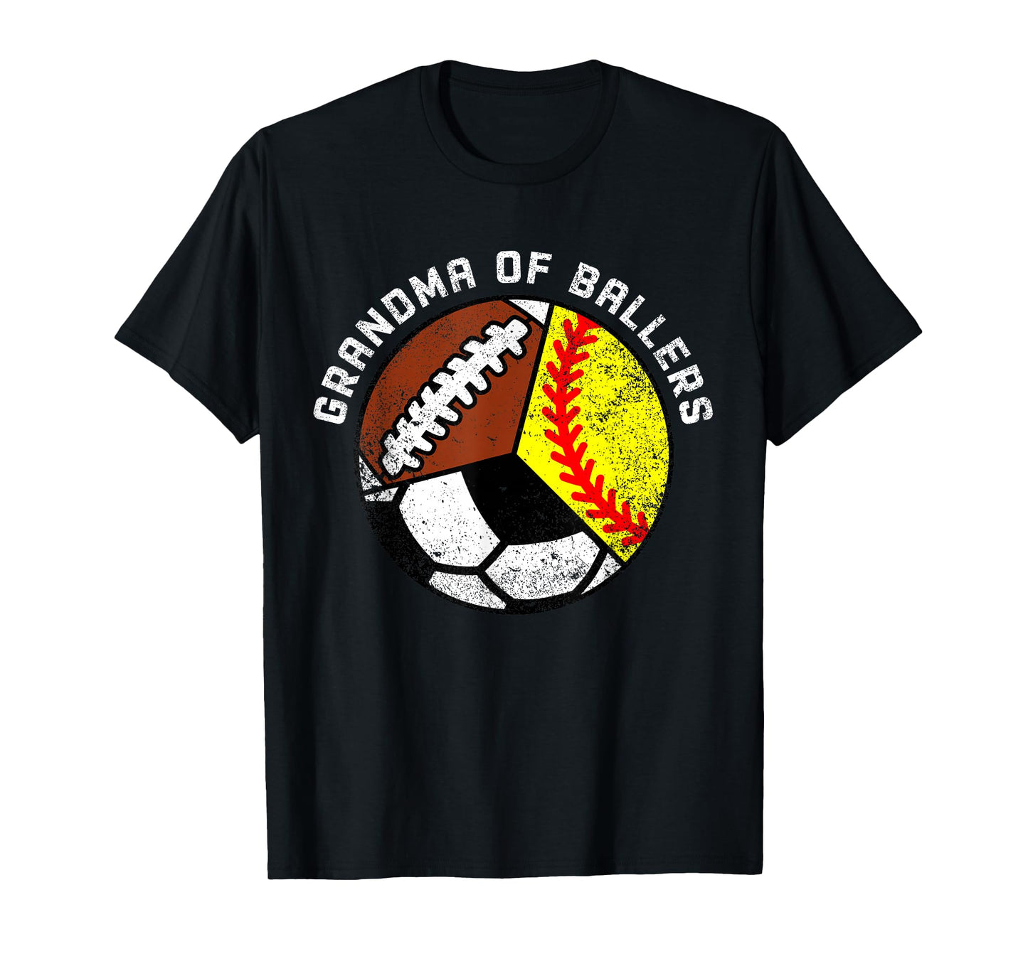 Grandma Ballers Funny Softball Soccer T-Shirt - Aesthetic Graphic Unisex - T-Shirt, Sweatshirt, Hoodie