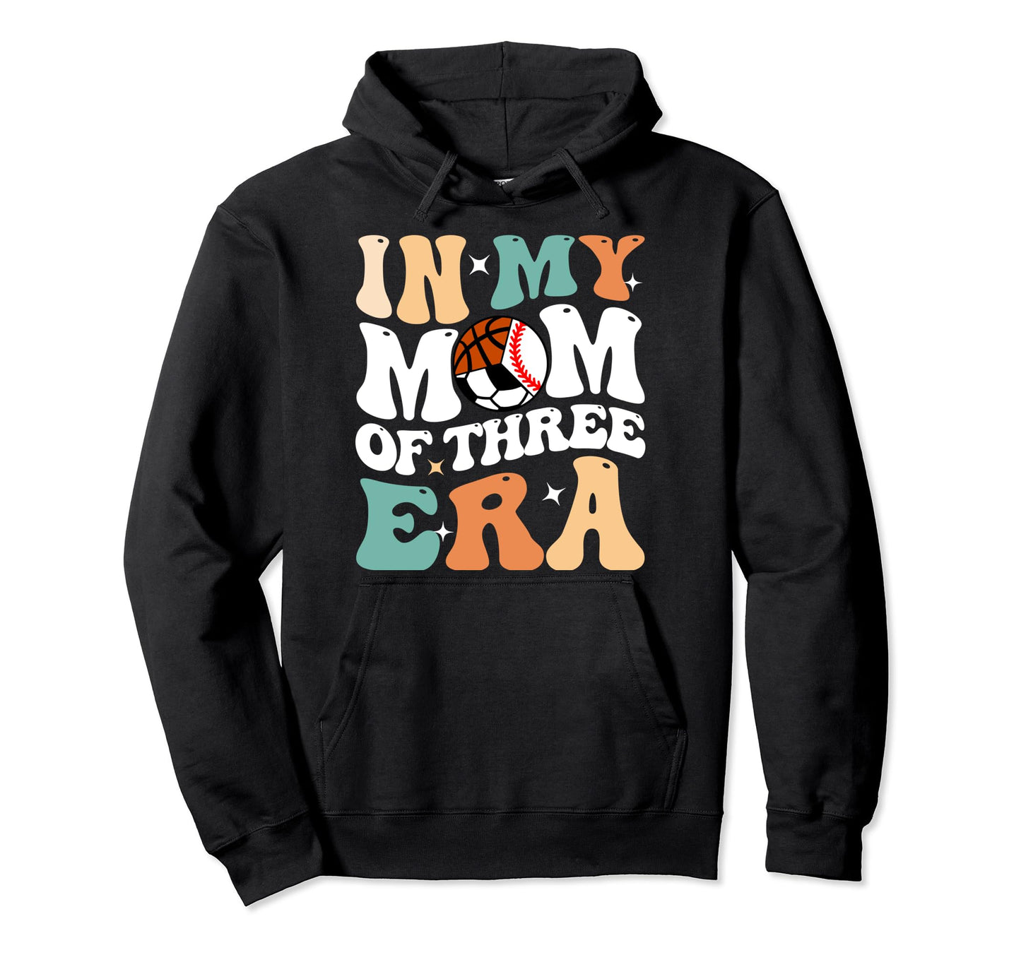 My Mom Three Era Funny Baseball Hoodie - Casual Everyday Wear Unisex - T-Shirt, Sweatshirt, Hoodie