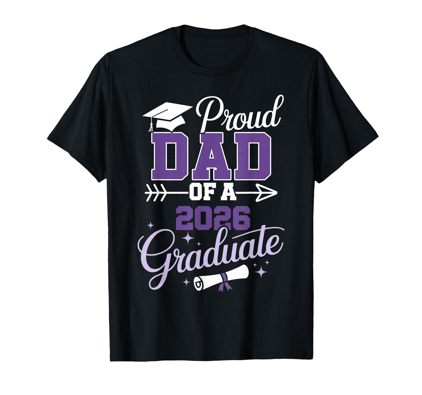 Proud Dad Class 2026 Senior Graduate T-Shirt - Streetwear Style Unisex - T-Shirt, Sweatshirt, Hoodie