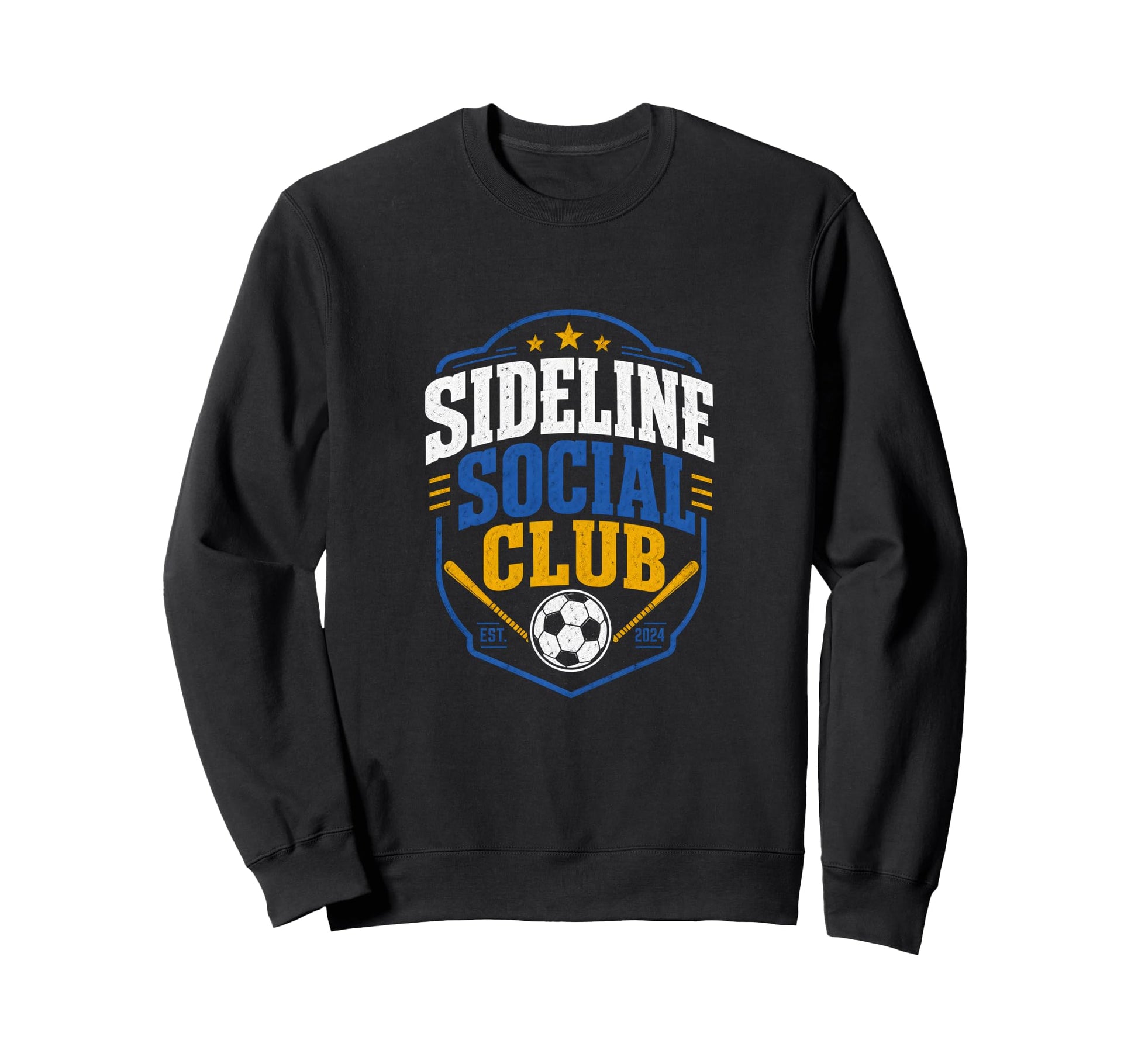 Sideline Social Club Soccer Sweatshirt - Casual Everyday Wear Unisex - T-Shirt, Sweatshirt, Hoodie