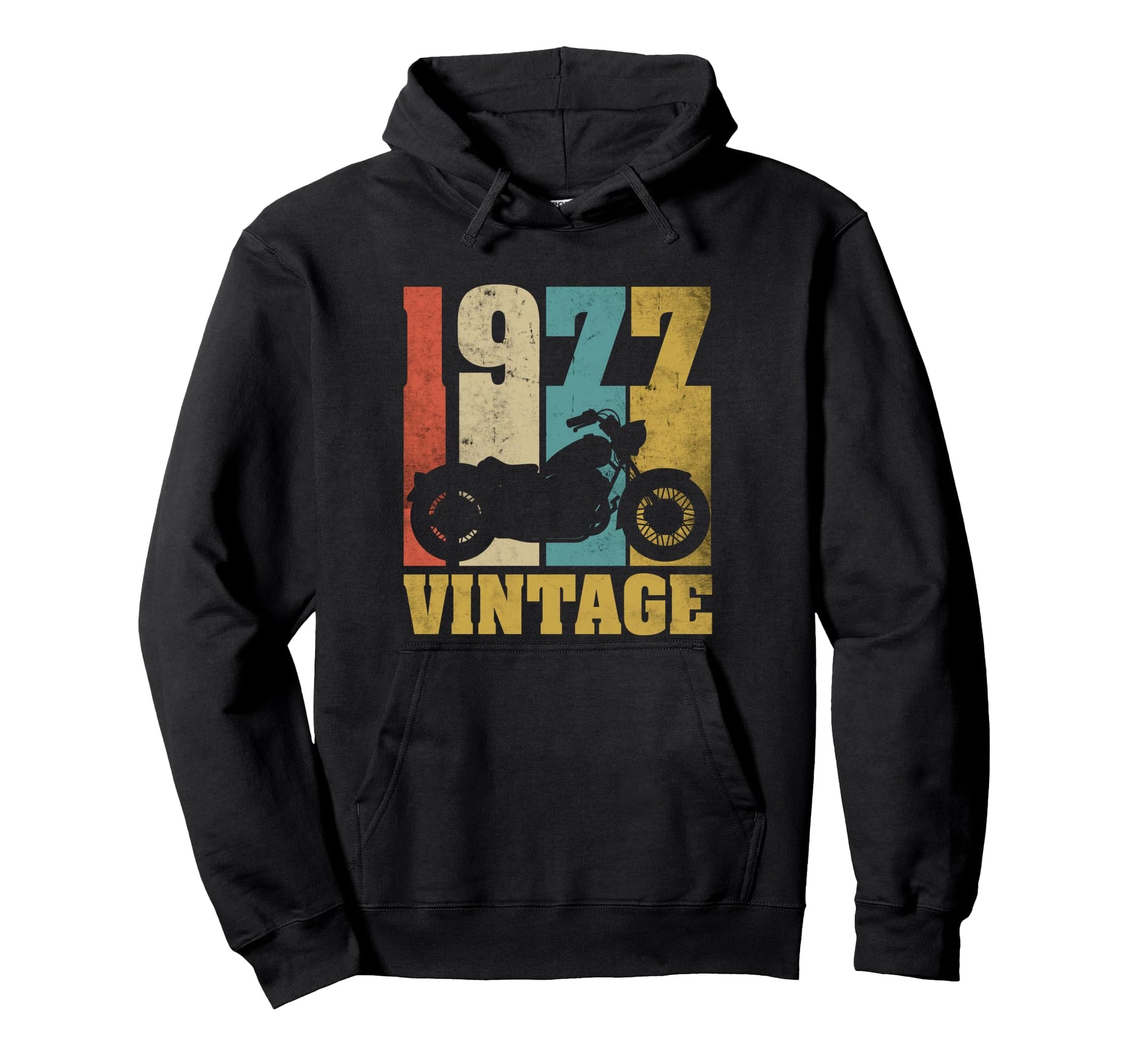 49Th Birthday Biker Dad Father Hoodie - Streetwear Style Men Women - T-Shirt, Sweatshirt, Hoodie