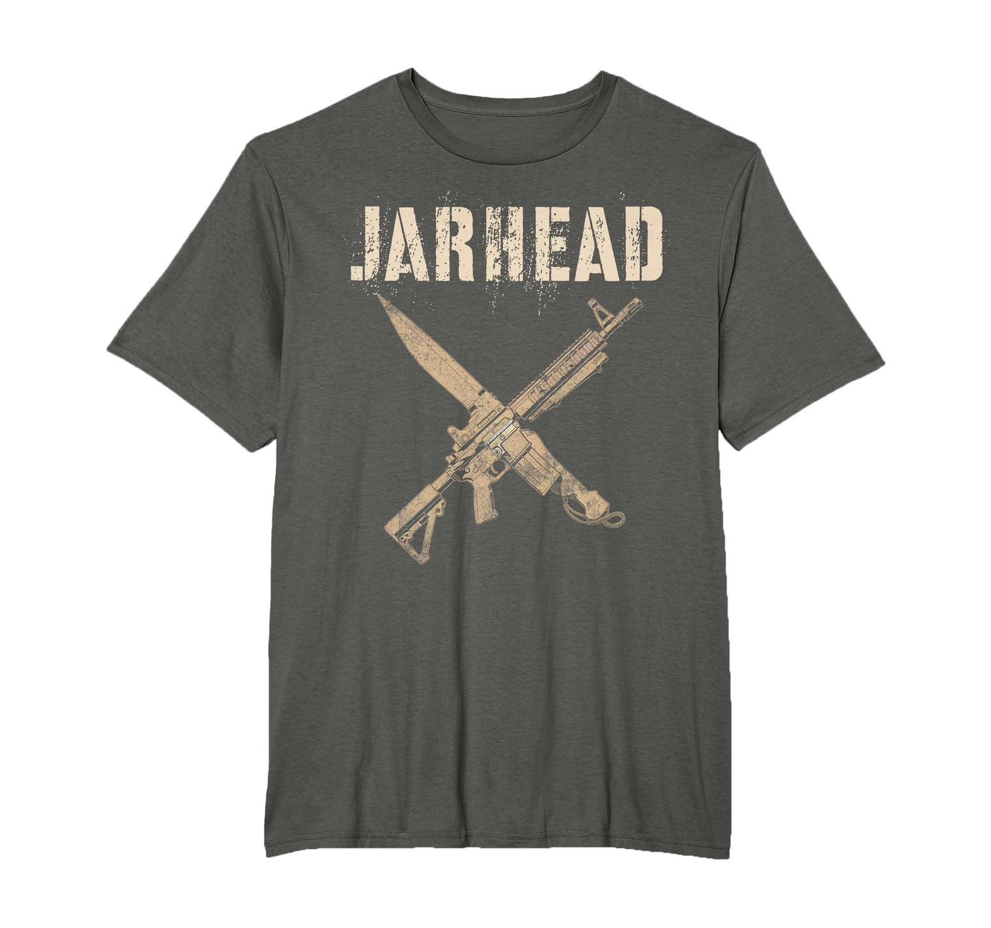 Sarcastic Jarhead Grunt Crayon T-Shirt - Minimalist Print for Adults - T-Shirt, Sweatshirt, Hoodie