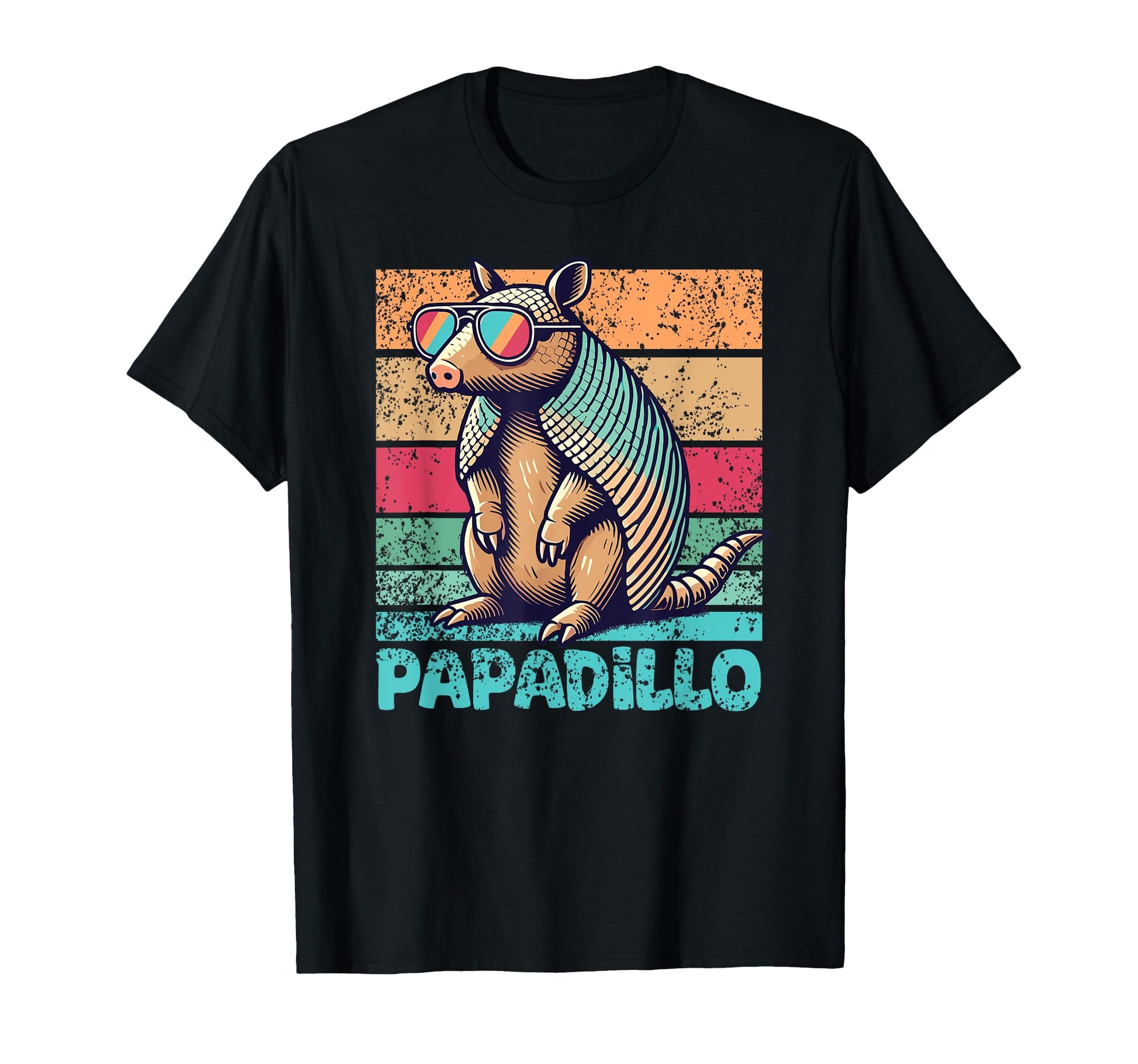 Papadillo Fathers Day Best Dad Armadillo T-Shirt - Aesthetic Graphic Unisex - T-Shirt, Sweatshirt, Hoodie