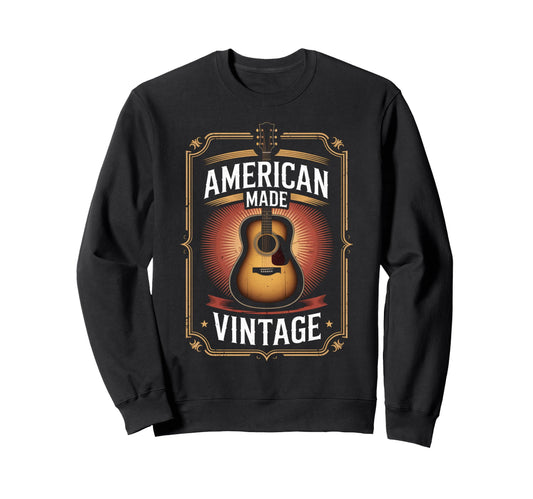 Acoustic Guitar Collector Guitarist Sweatshirt - Minimalist Print Unisex - T-Shirt, Sweatshirt, Hoodie