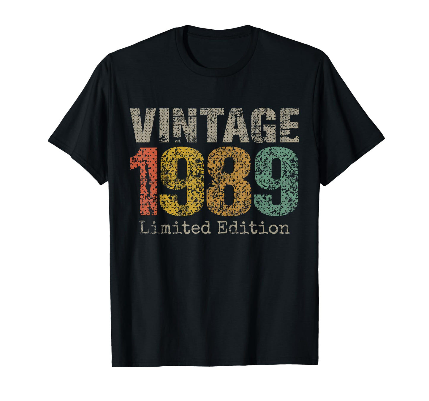1989 Text 37Th Birthday Gift 37 Year Old T-Shirt - Unique Graphic Men Women - T-Shirt, Sweatshirt, Hoodie