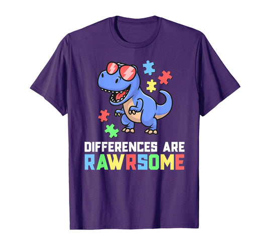 Autism Shirts Dinosaur Trex T-Shirt - Fun Novelty Design for Adults - T-Shirt, Sweatshirt, Hoodie