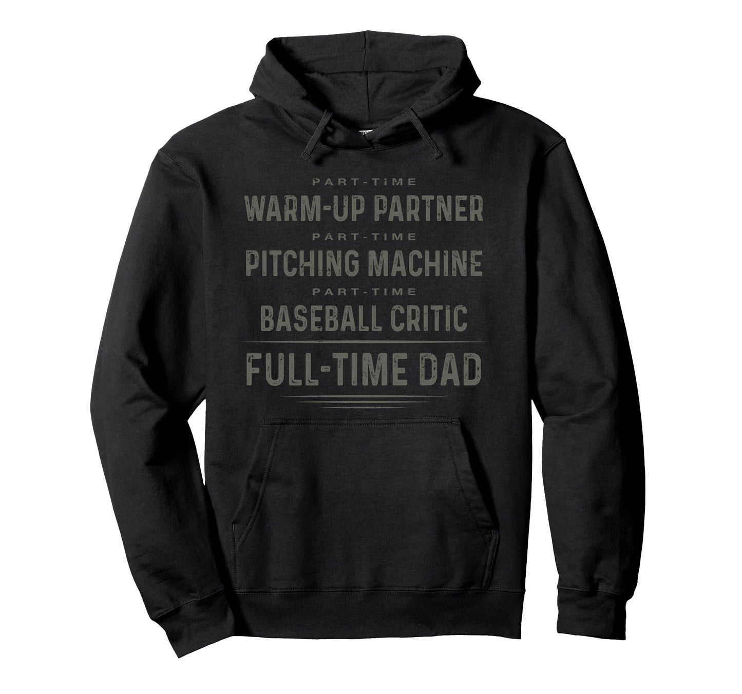 Part Time Warm Up Partner Full Hoodie - Casual Everyday Wear for Adults - T-Shirt, Sweatshirt, Hoodie