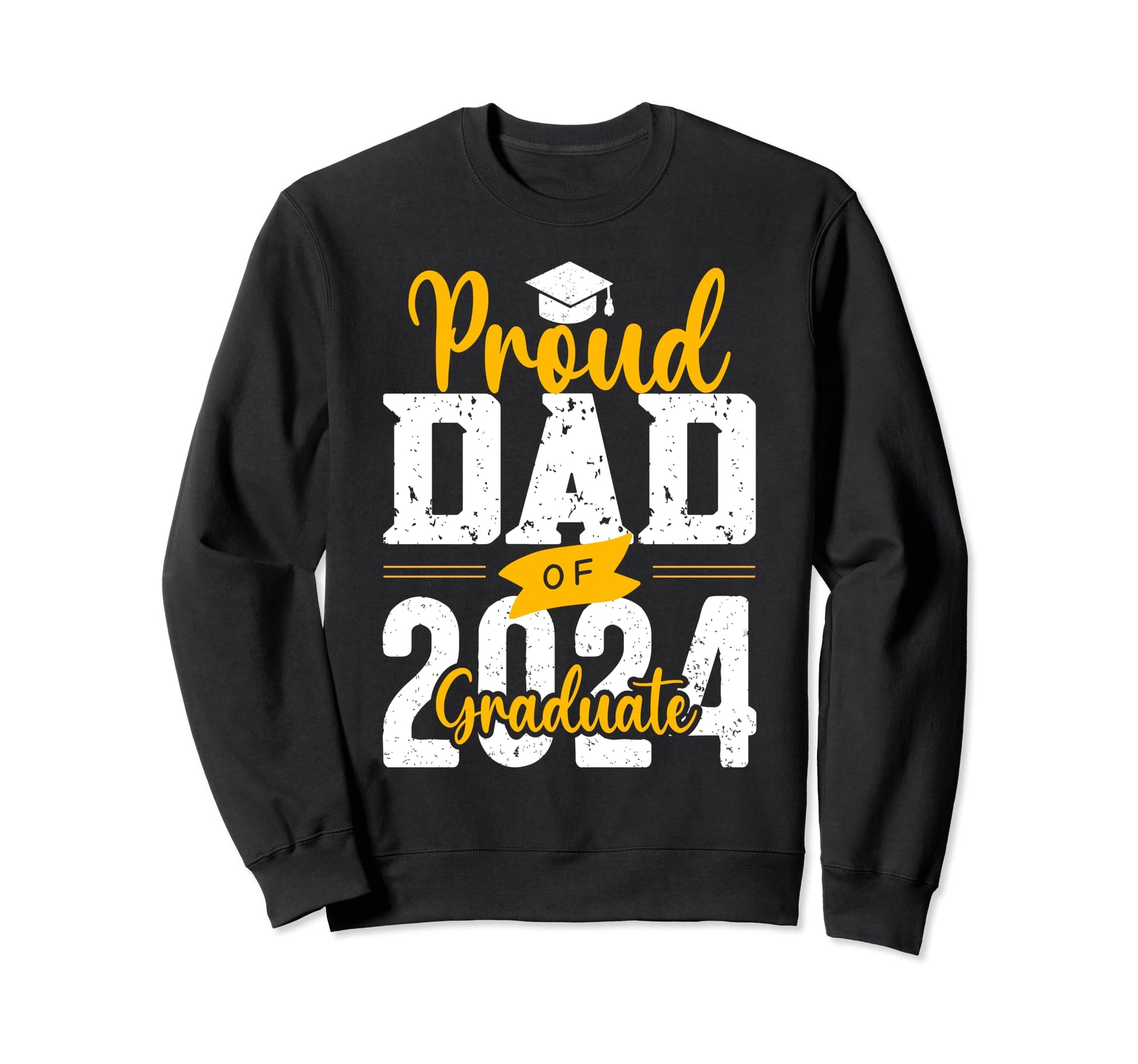 Proud Dad 2024 Graduate Sweatshirt - Minimalist Print Unisex - T-Shirt, Sweatshirt, Hoodie