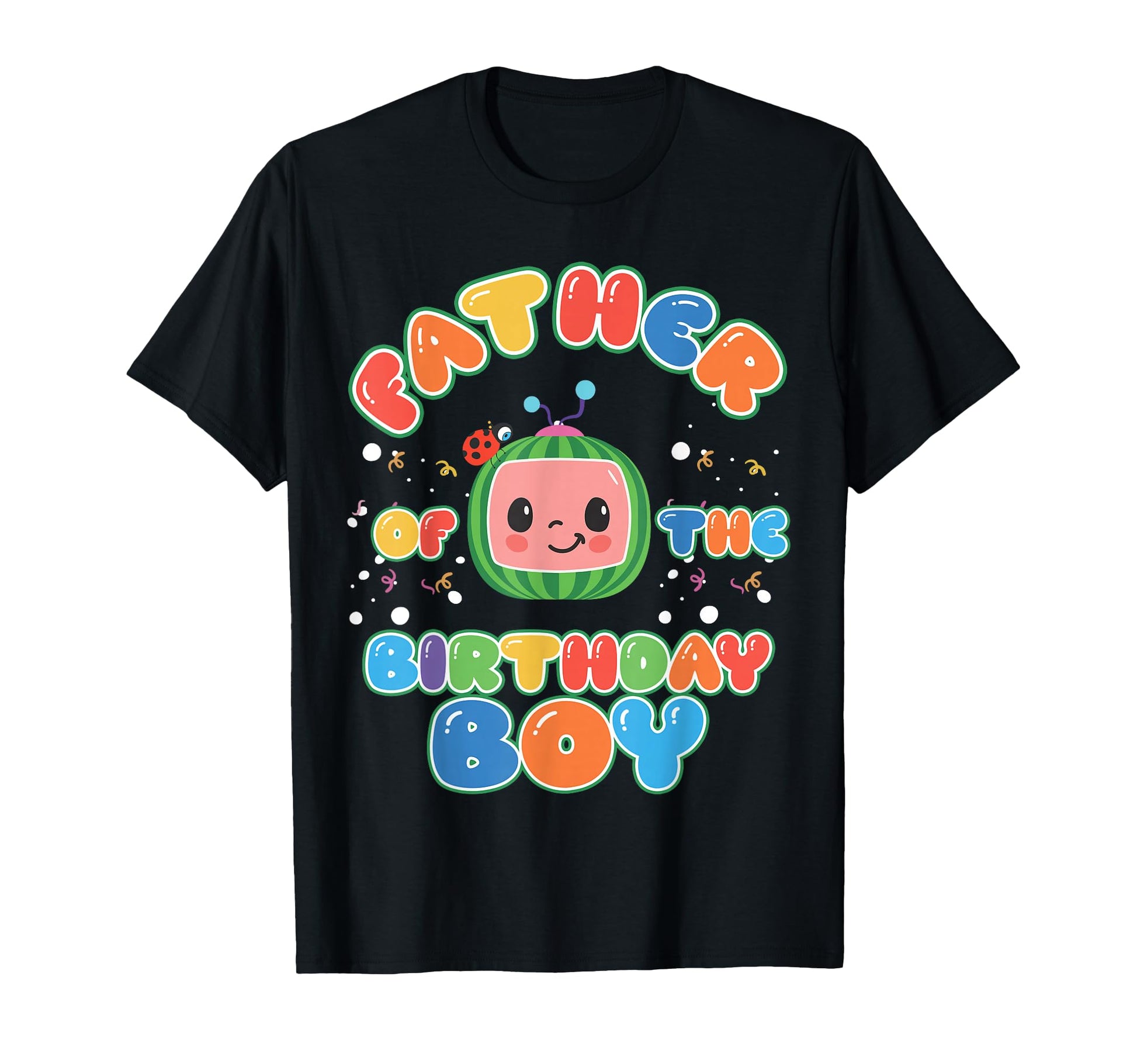 Father Birthday Funny Melon Family T-Shirt - Unique Graphic for Adults - T-Shirt, Sweatshirt, Hoodie