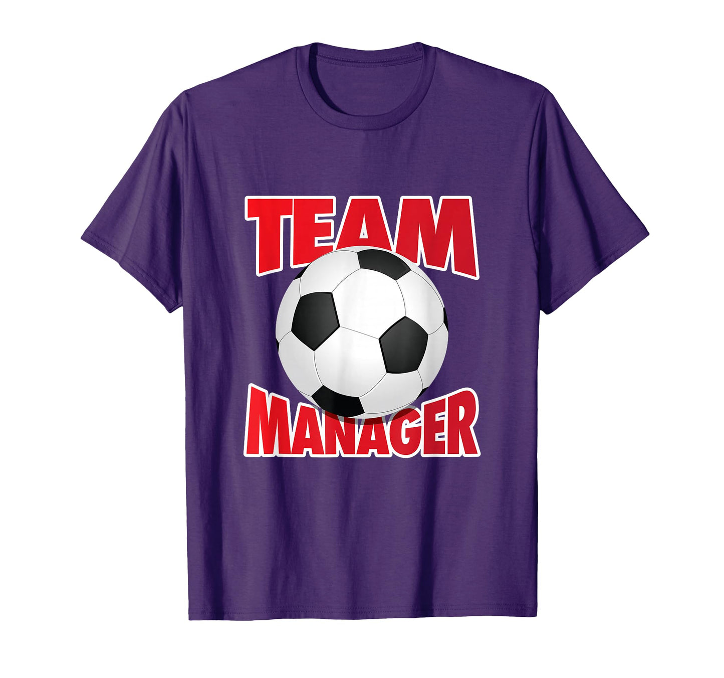 Soccer Team Manager Soccer Ball T-Shirt - Custom Art Print for Adults - T-Shirt, Sweatshirt, Hoodie
