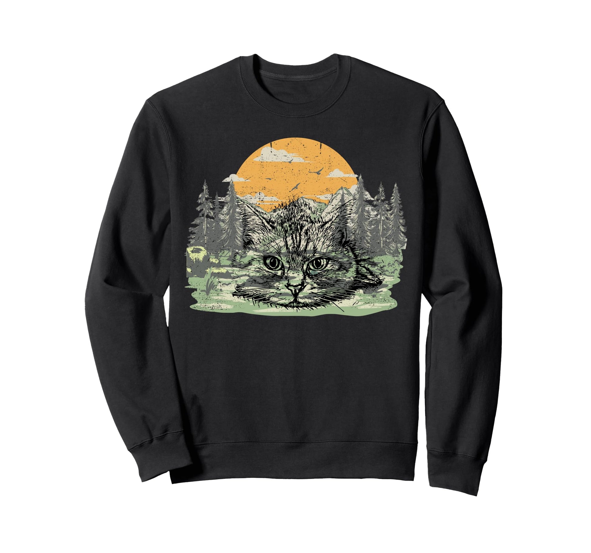 Cat Cat Motifs Cat Cat Owner Cat Sweatshirt - Aesthetic Graphic for Adults - T-Shirt, Sweatshirt, Hoodie
