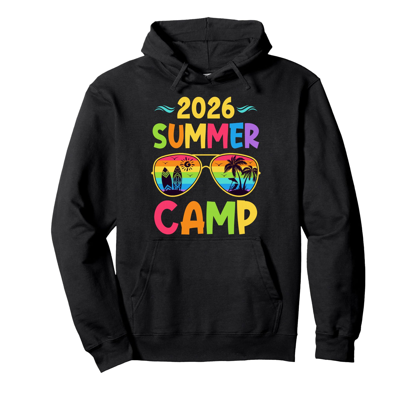 2026 Summer Camp 2026 Summer Vacation Hoodie - Custom Art Print for Adults - T-Shirt, Sweatshirt, Hoodie
