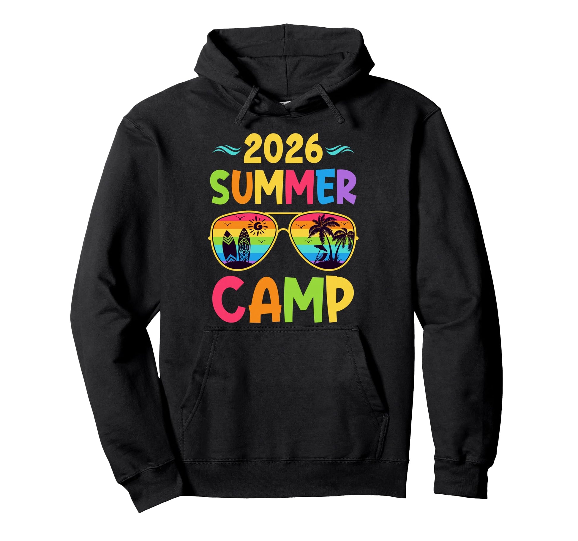 2026 Summer Camp 2026 Summer Vacation Hoodie - Custom Art Print for Adults - T-Shirt, Sweatshirt, Hoodie