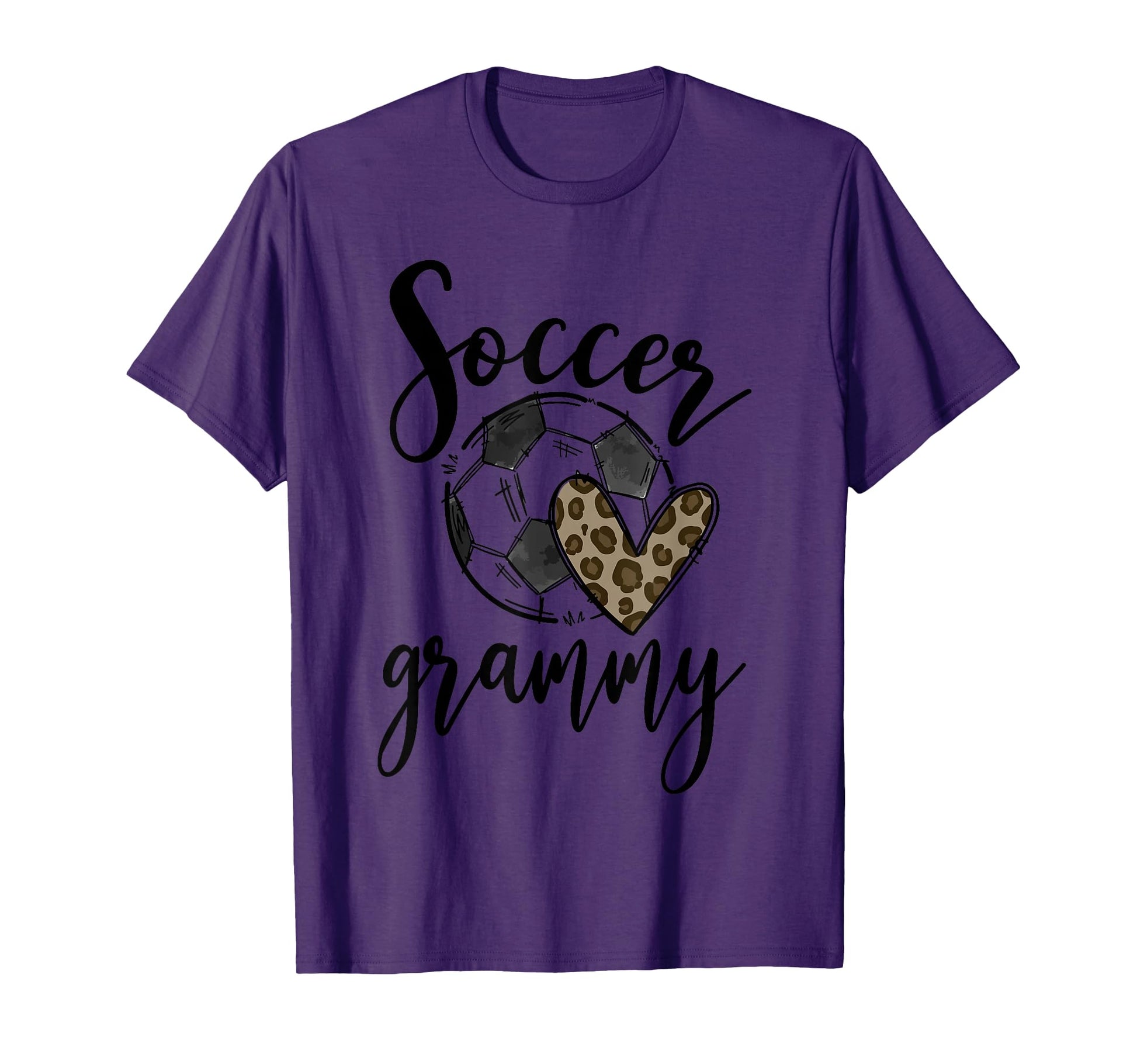 Soccer Grammy Leopard Funny Soccer T-Shirt - Custom Art Print Men Women - T-Shirt, Sweatshirt, Hoodie