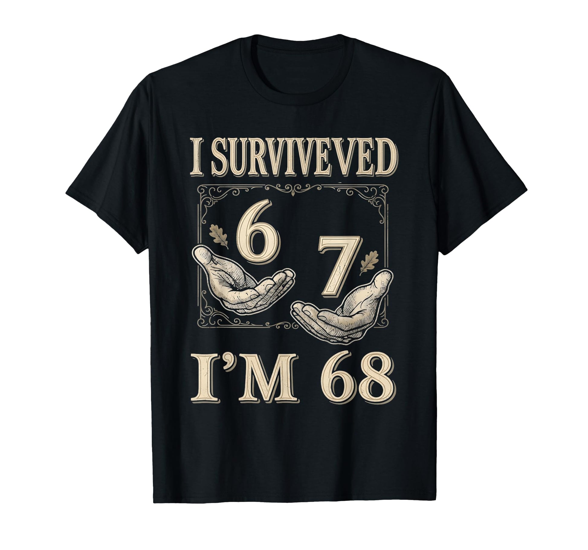 I Survived 67 Im 68 Funny 68Th T-Shirt - Casual Everyday Wear for Adults - T-Shirt, Sweatshirt, Hoodie