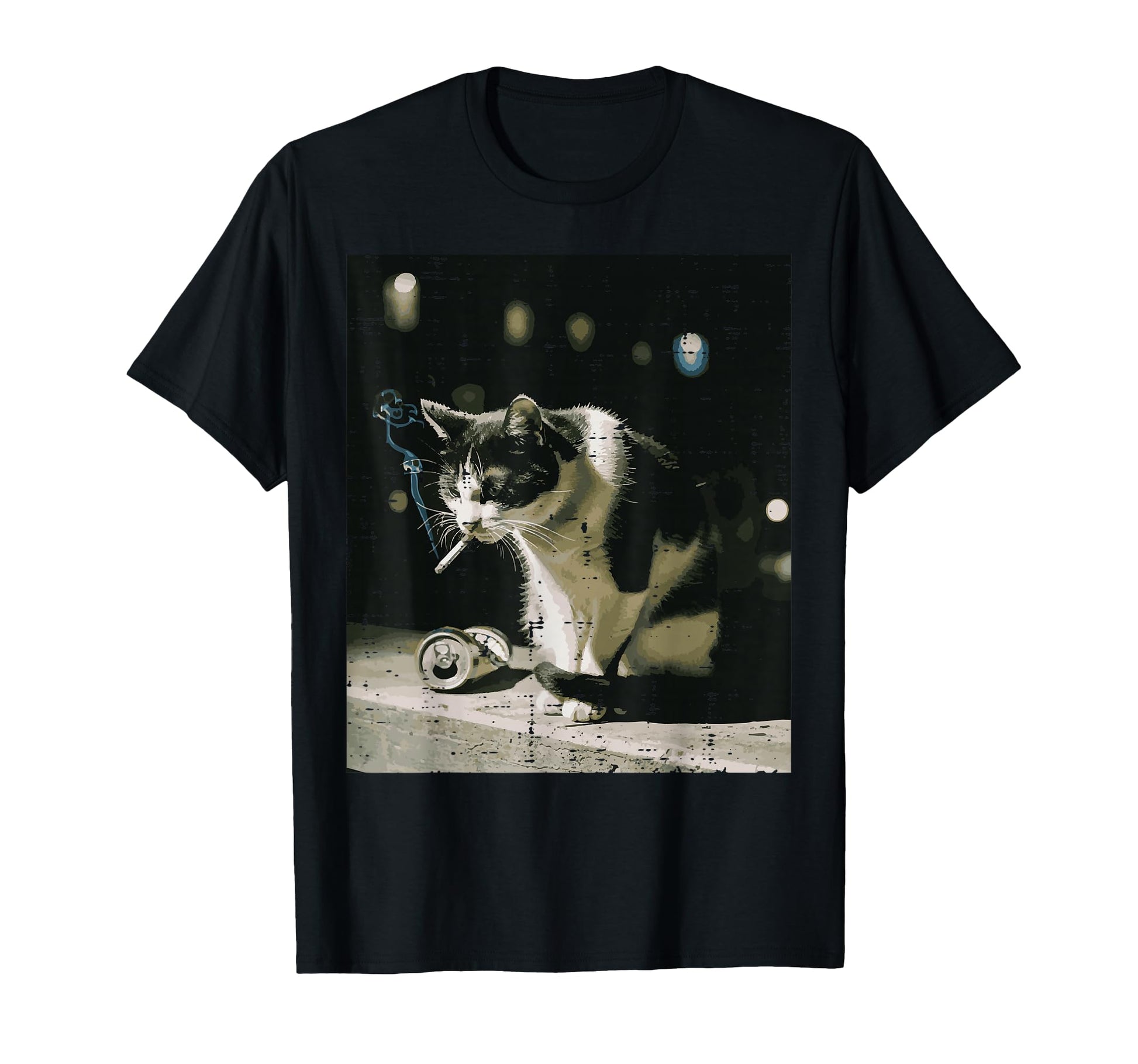 Tough Cat Attitude Meme Feline Animal T-Shirt - Fun Novelty Design Unisex - T-Shirt, Sweatshirt, Hoodie