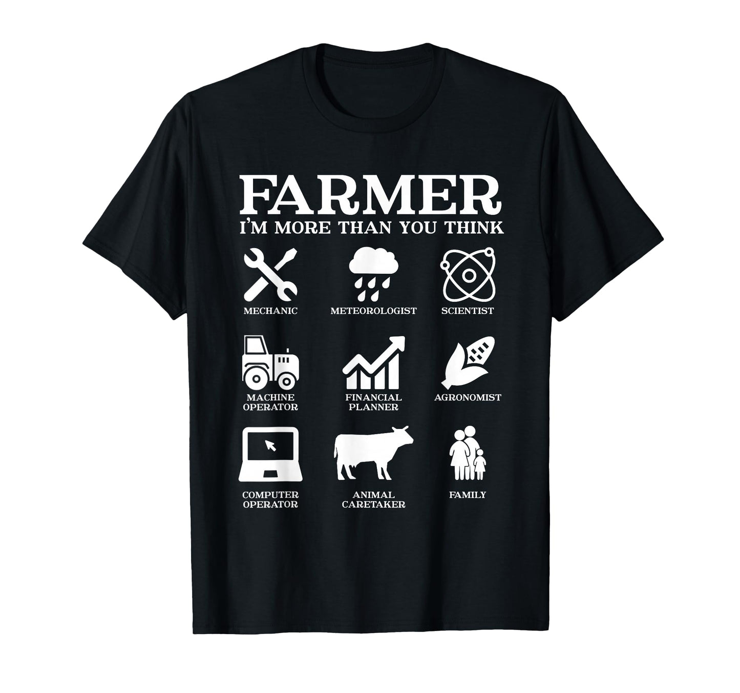 Farmer Gift Farming Agriculture T-Shirt - Novelty Apparel for Adults - T-Shirt, Sweatshirt, Hoodie