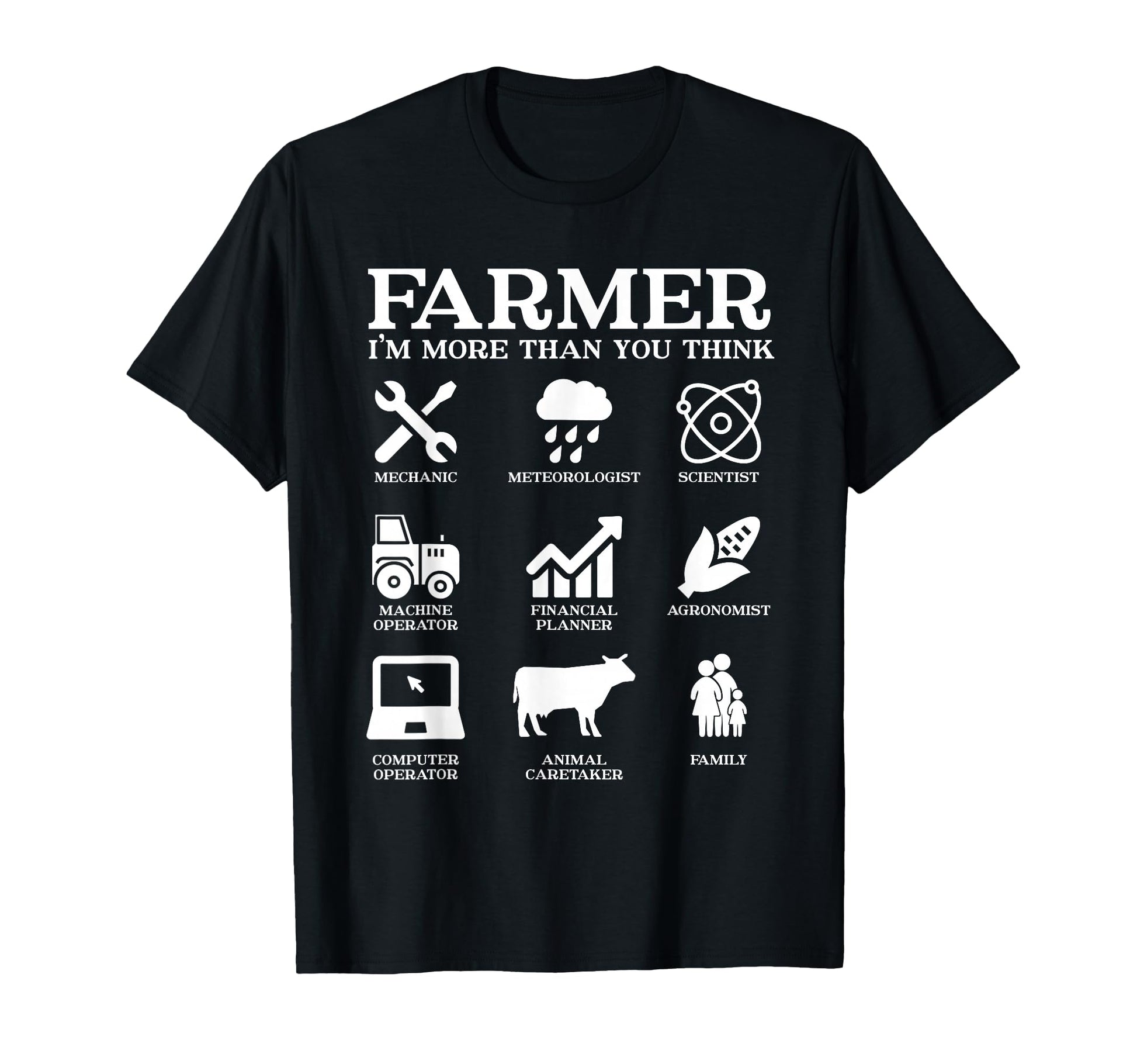 Farmer Gift Farming Agriculture T-Shirt - Novelty Apparel for Adults - T-Shirt, Sweatshirt, Hoodie