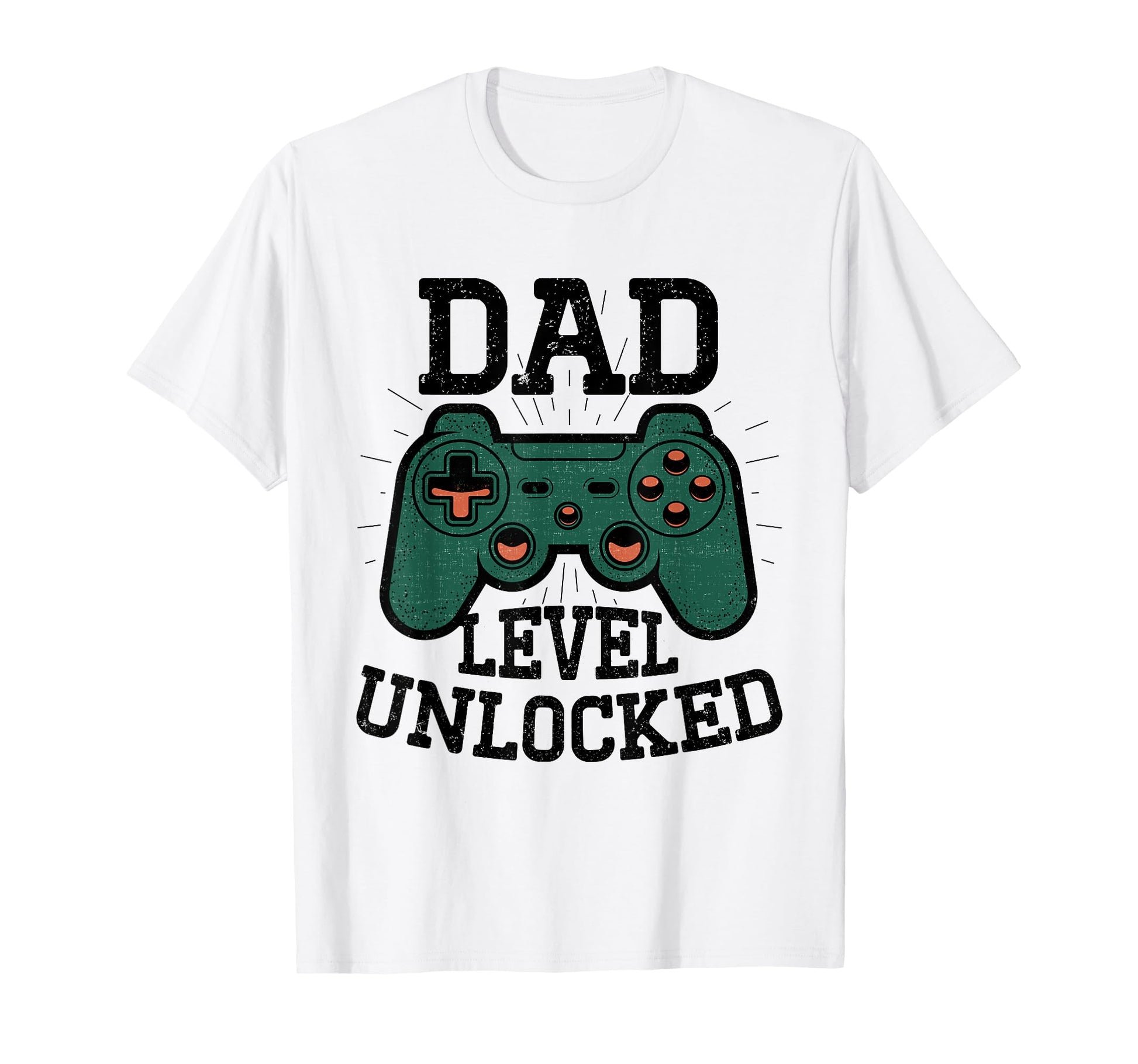 Dad Level Unlocked Video Gamer Fathers Day T-Shirt - Trendy Graphic Unisex - T-Shirt, Sweatshirt, Hoodie