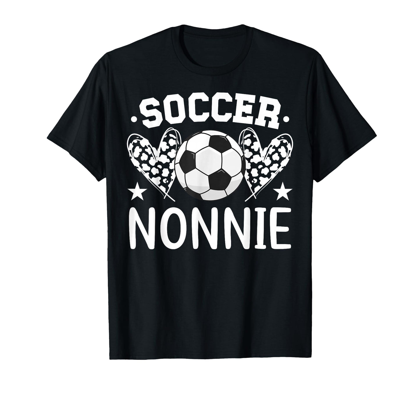 Soccer Nonnie Hearts Nonnie Soccer T-Shirt - Fun Novelty Design Men Women - T-Shirt, Sweatshirt, Hoodie
