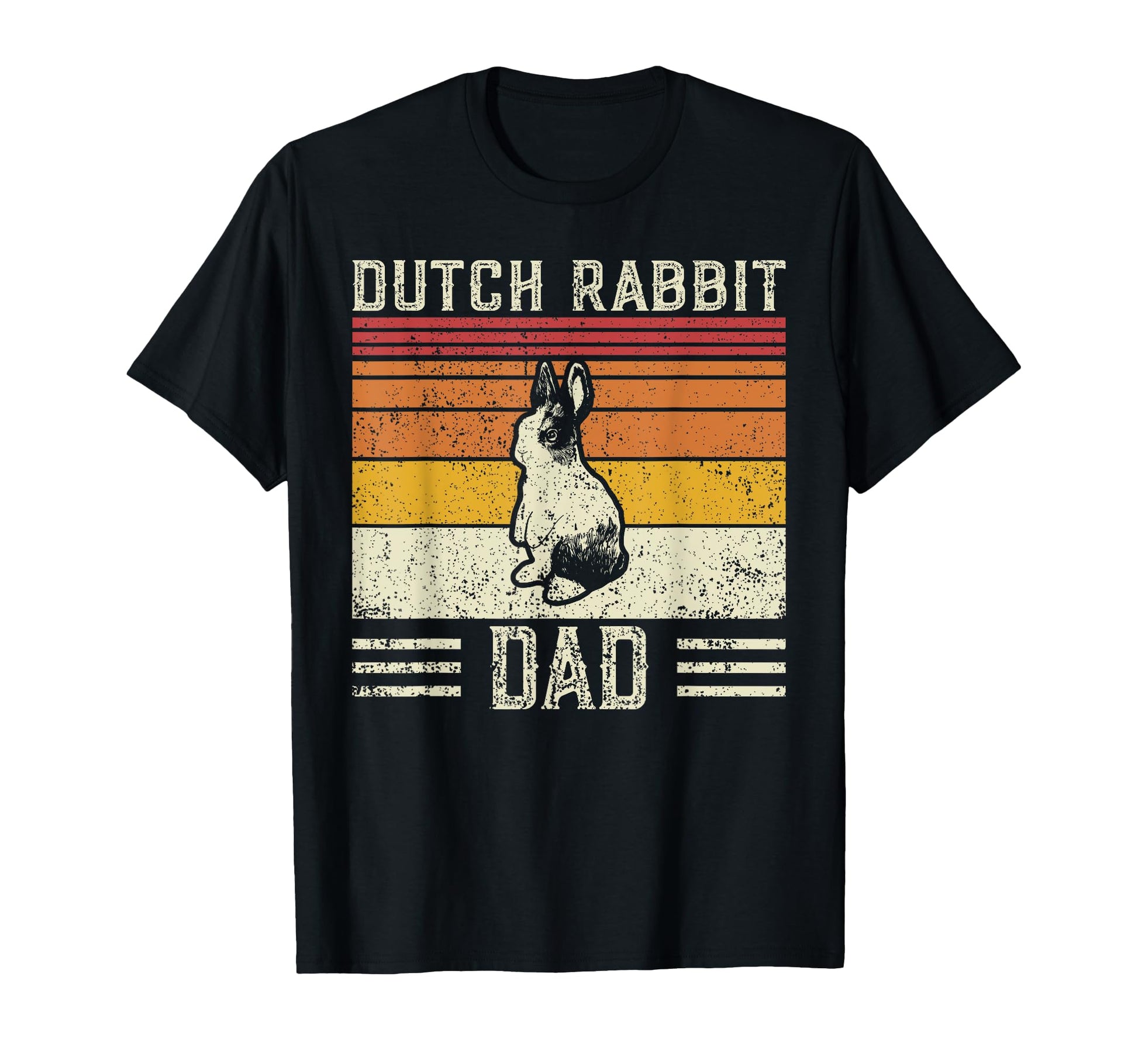 Best Rabbit Dad Dutch Rabbit T-Shirt - Minimalist Print for Adults - T-Shirt, Sweatshirt, Hoodie