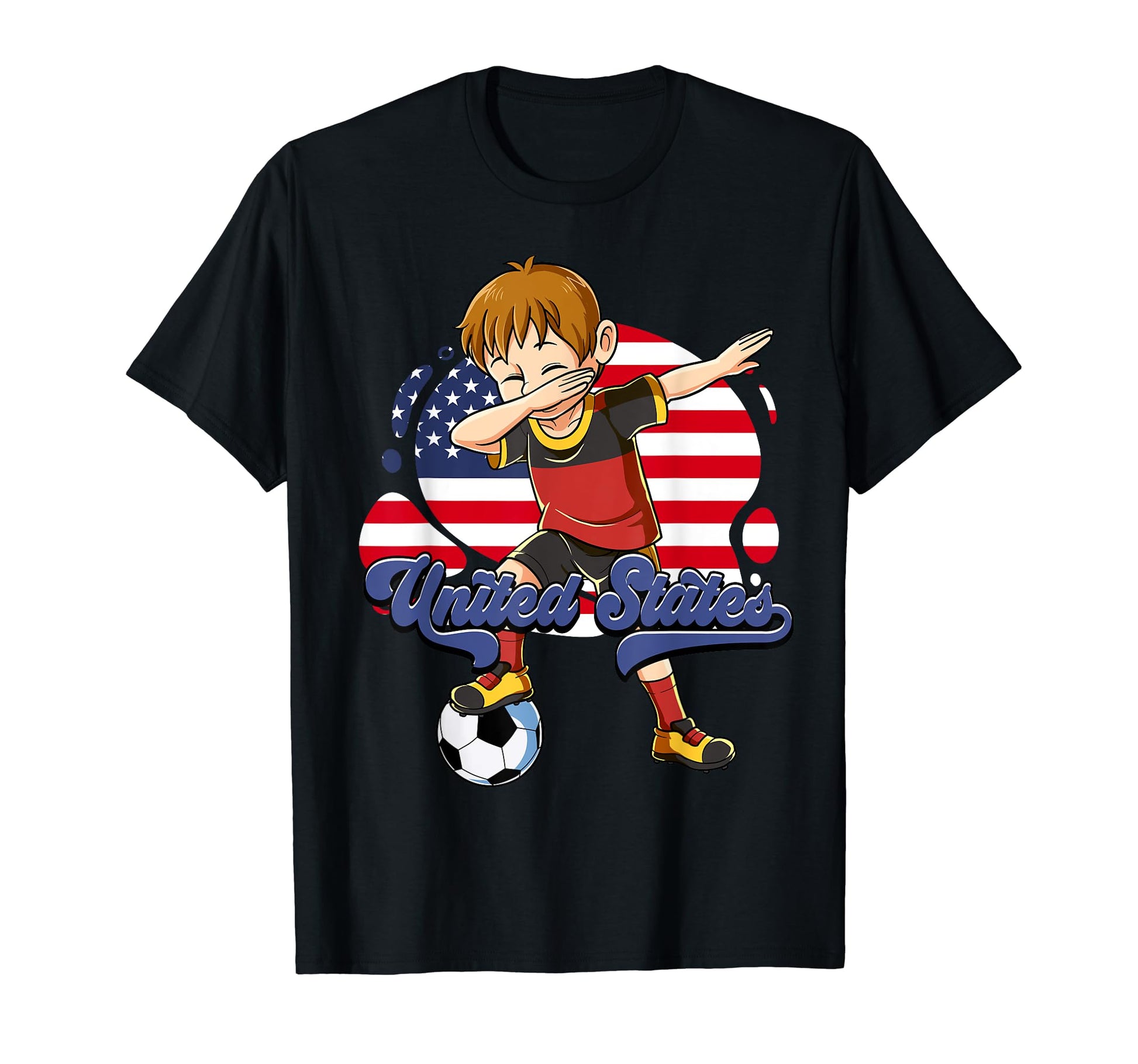 Usa Soccer T-Shirt - Graphic Print for Adults - T-Shirt, Sweatshirt, Hoodie