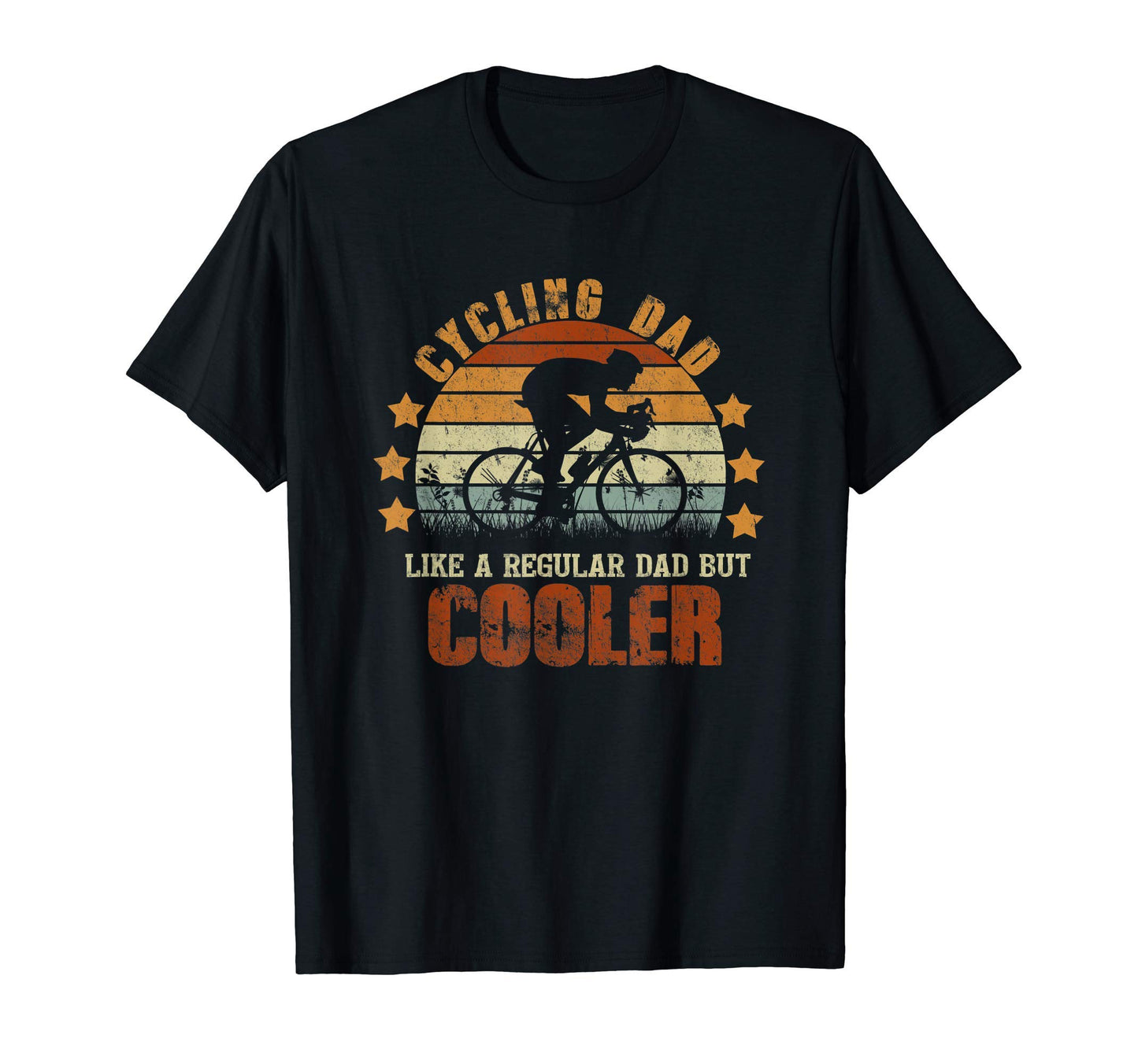 Mens Cycling Dad Like Regular Dad But T-Shirt - Custom Art Print Unisex - T-Shirt, Sweatshirt, Hoodie