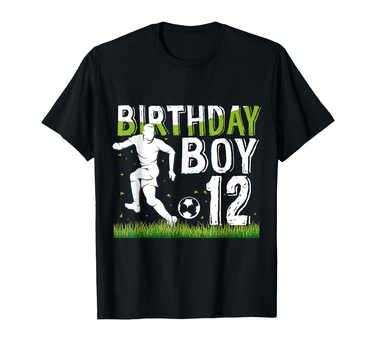 Birthday 12 Year Old Soccer Birthday T-Shirt - Streetwear Style for Adults - T-Shirt, Sweatshirt, Hoodie