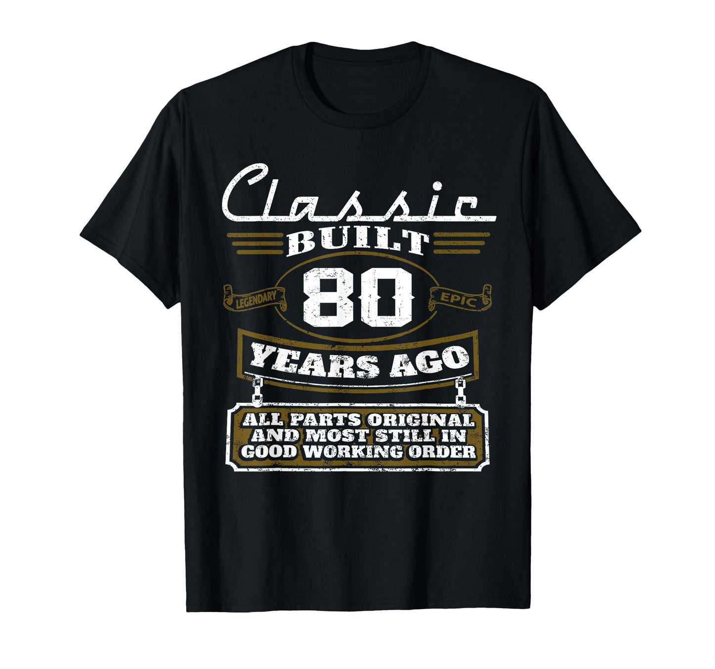 80 Year Old 80Th Birthday Original T-Shirt - Unique Graphic for Adults - T-Shirt, Sweatshirt, Hoodie