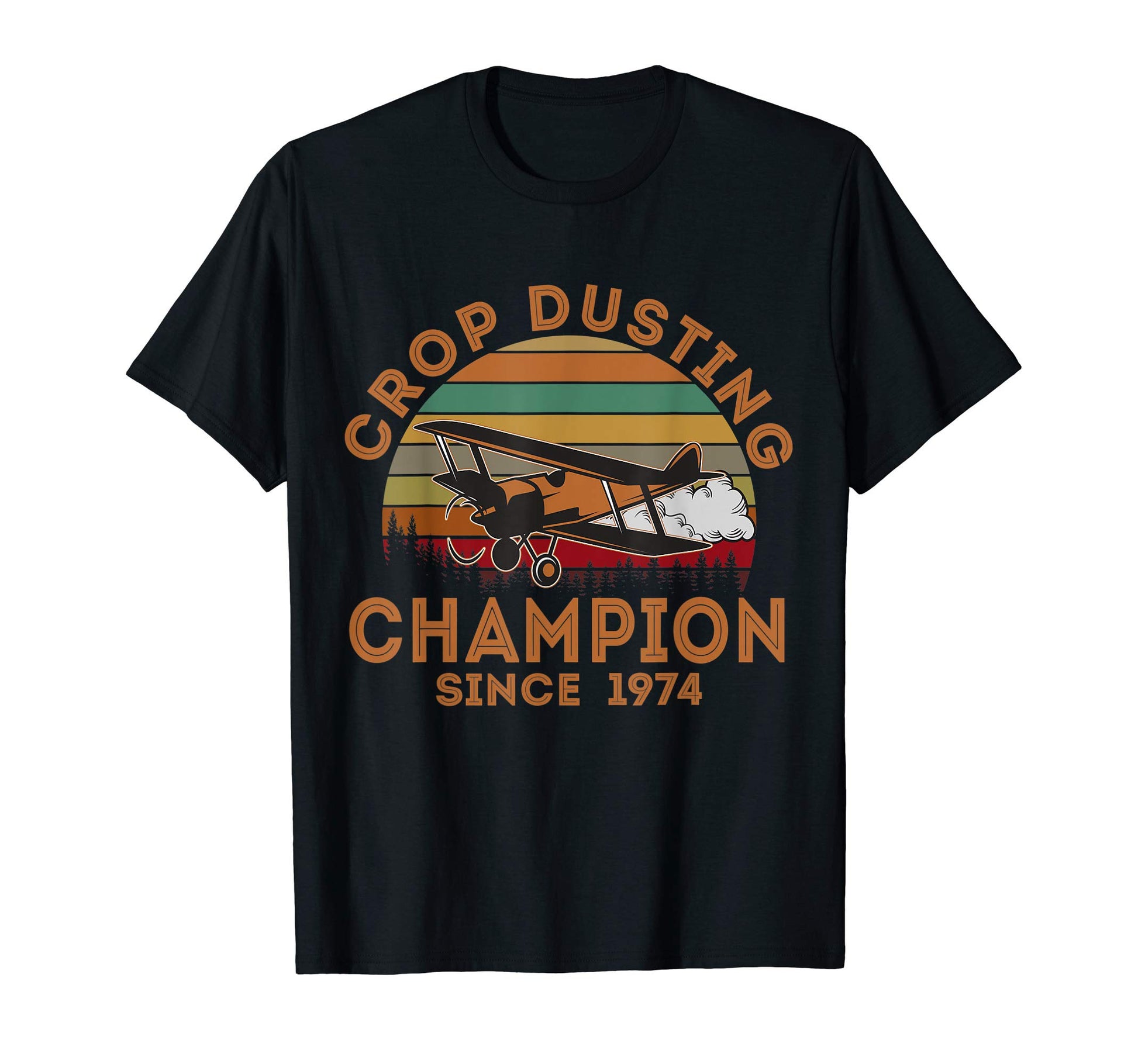 Dad Birthday Fart Joke Gift Crop Dusting T-Shirt - Novelty Apparel Unisex - T-Shirt, Sweatshirt, Hoodie