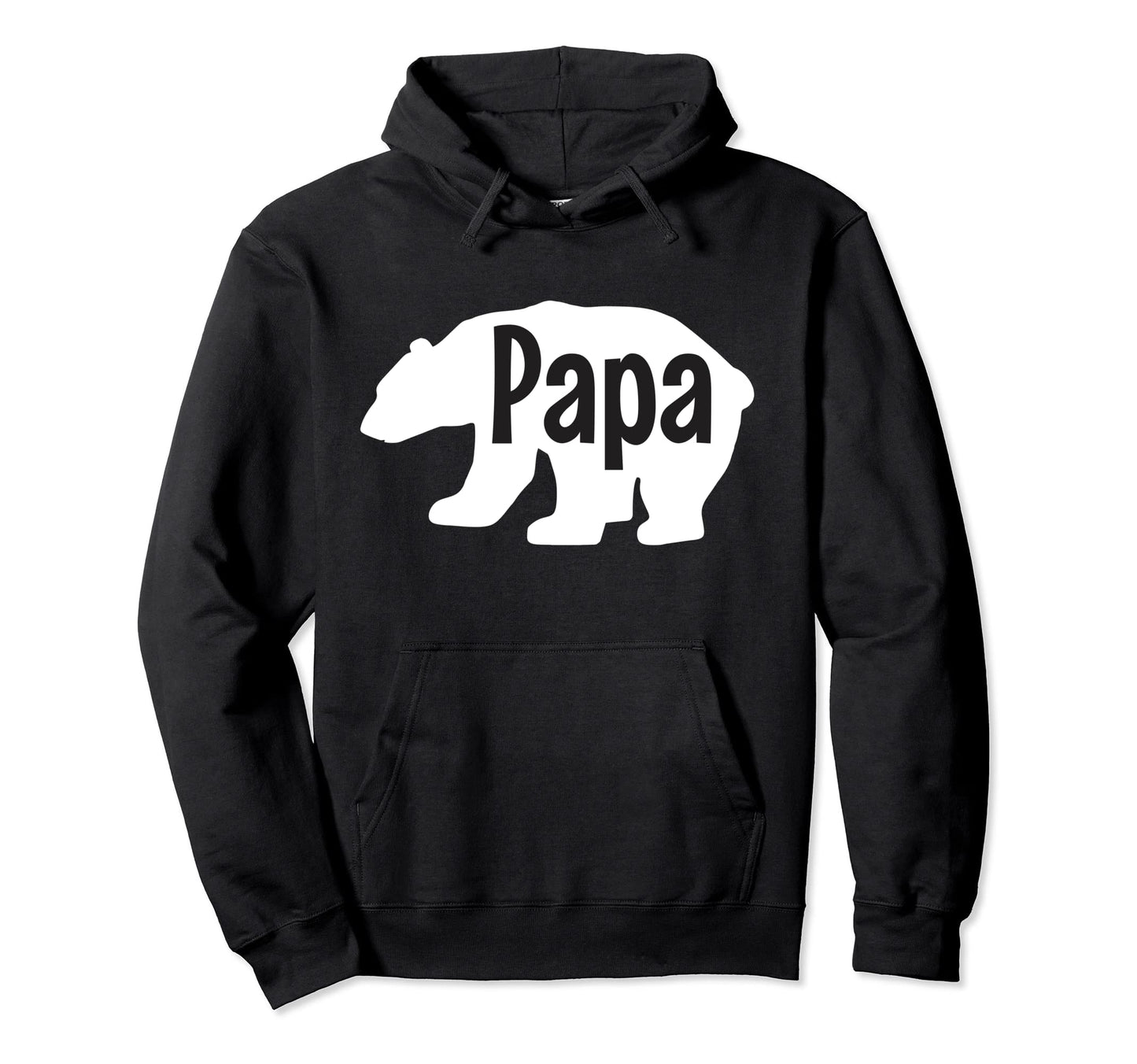 Papa Bear Animal Lover Fathers Day Bear Hoodie - Unique Graphic Unisex - T-Shirt, Sweatshirt, Hoodie
