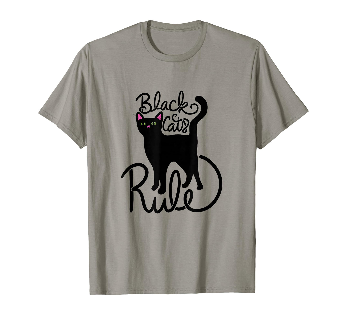 Black Cats Rule Fun Black Cat Mom T-Shirt - Streetwear Style for Adults - T-Shirt, Sweatshirt, Hoodie