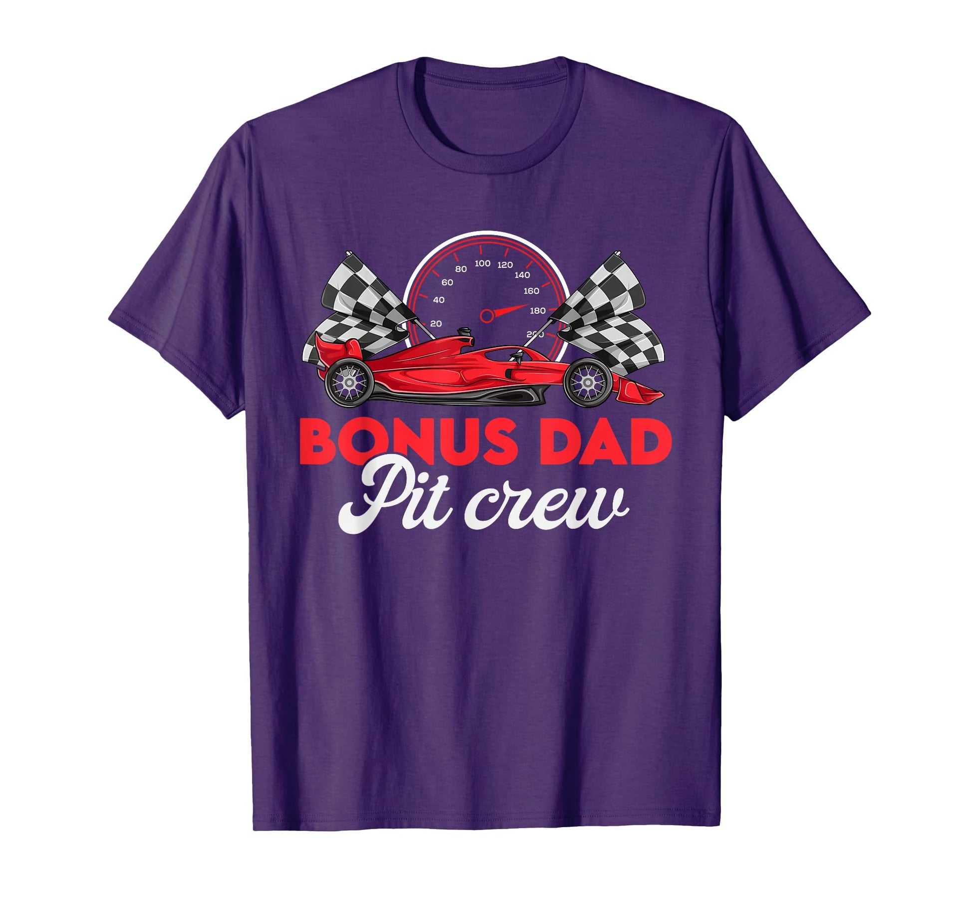 Race Car Bonus Dad Birthday Bonus Dad T-Shirt - Novelty Apparel for Adults - T-Shirt, Sweatshirt, Hoodie