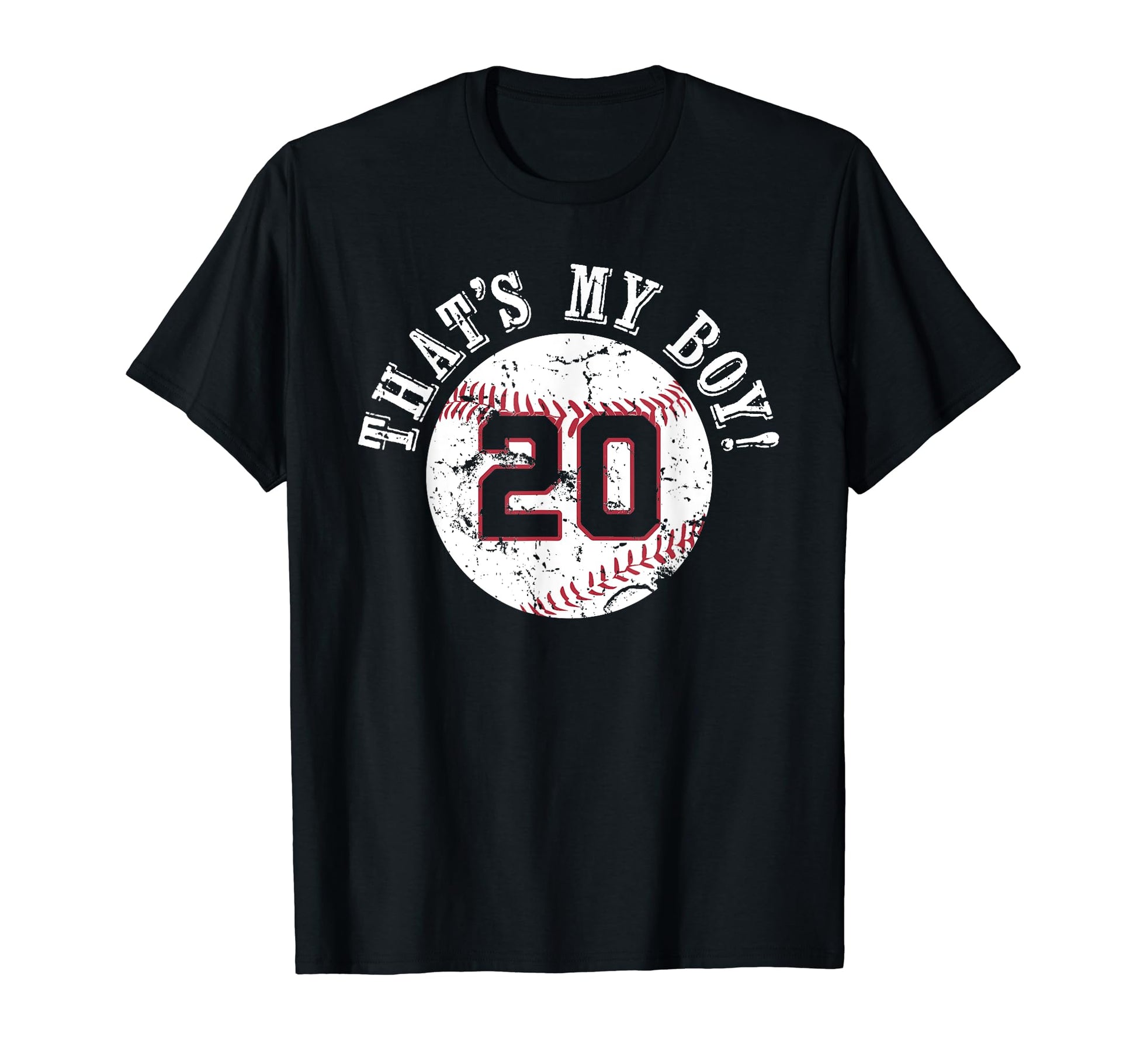 Unique Thats My 20 Baseball Player T-Shirt - Minimalist Print Men Women - T-Shirt, Sweatshirt, Hoodie