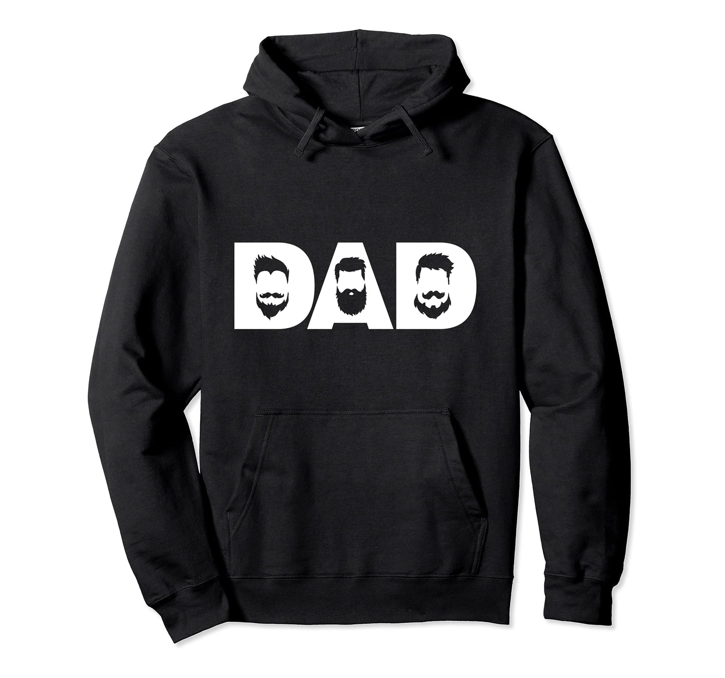 Bearded Dad Beard Lover Fathers Day Dad Hoodie - Trendy Graphic Men Women - T-Shirt, Sweatshirt, Hoodie