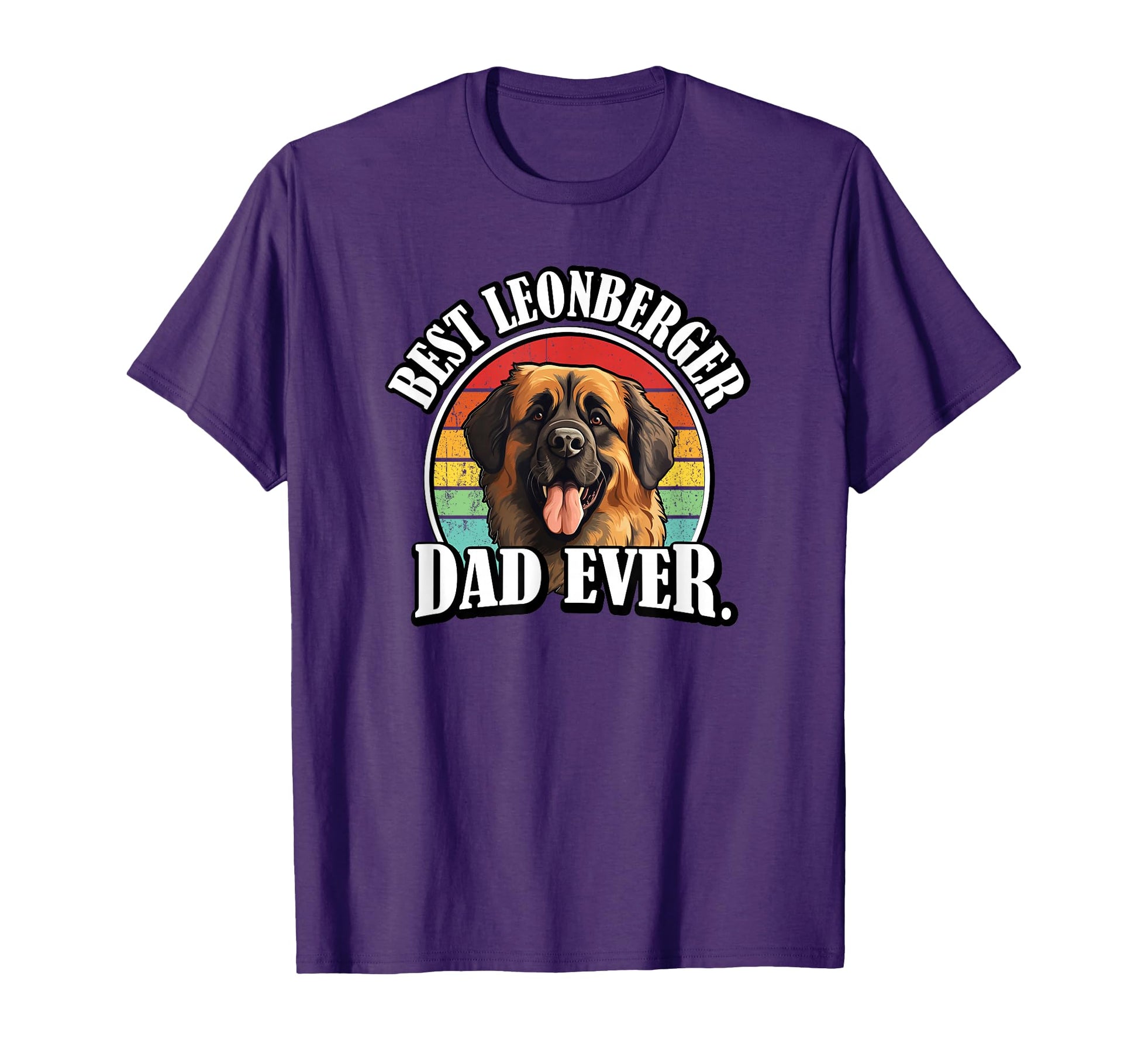 Mens Funny Best Leonberger Dad Lover T-Shirt - Trendy Graphic Unisex - T-Shirt, Sweatshirt, Hoodie