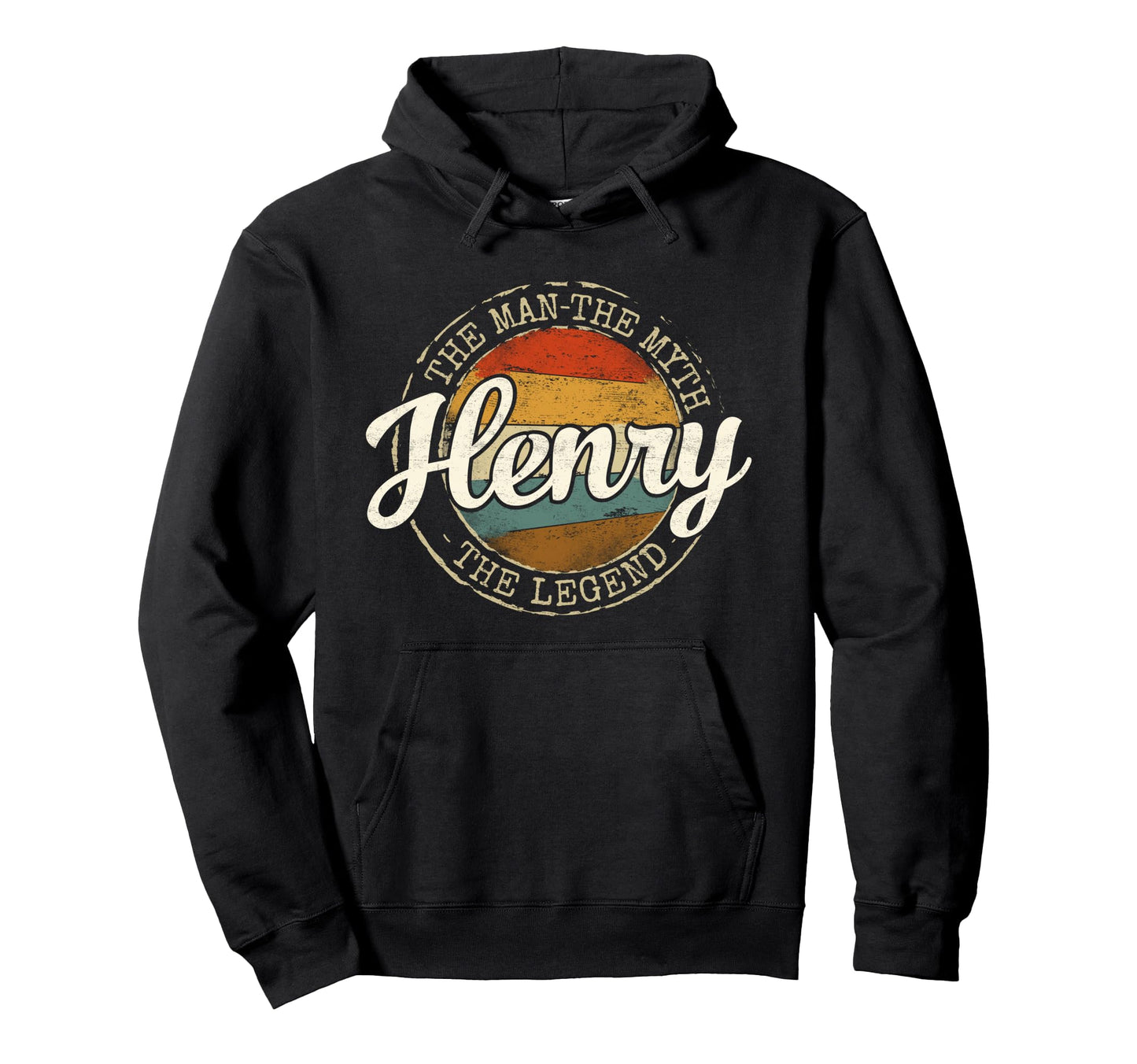 Henry Myth Legend Personalized Name Hoodie - Custom Art Print Men Women - T-Shirt, Sweatshirt, Hoodie