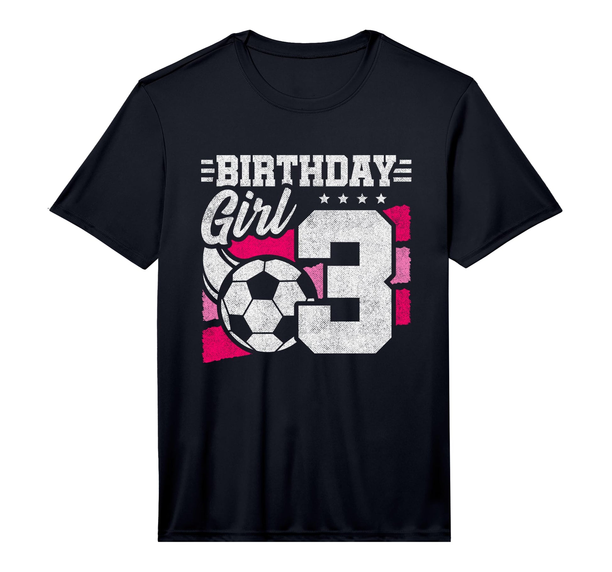 3 Year Old Birthday Soccer Party 3Rd T-Shirt - Custom Art Print Unisex - T-Shirt, Sweatshirt, Hoodie