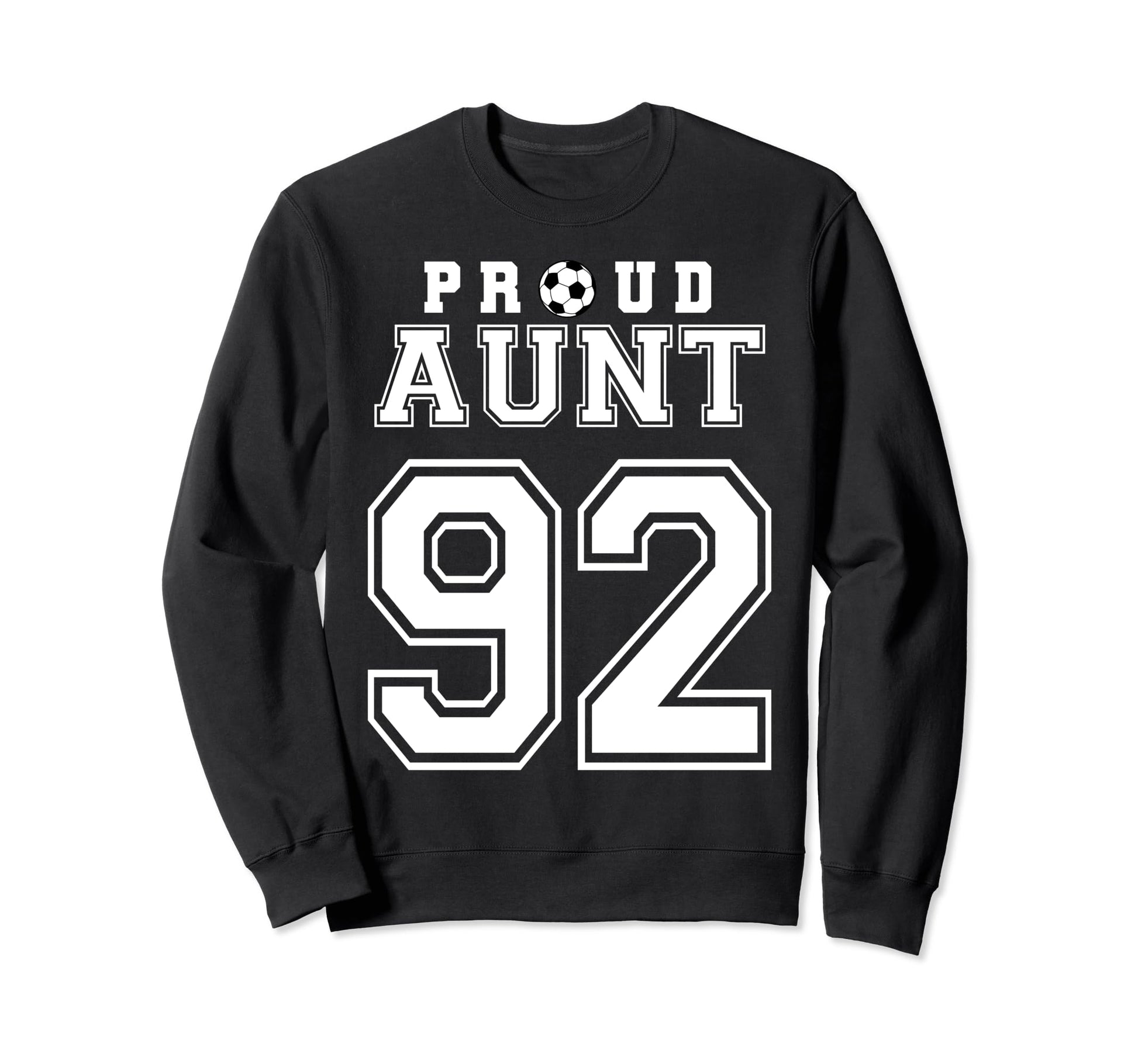 Number 92 Custom Proud Soccer Sweatshirt - Aesthetic Graphic for Adults - T-Shirt, Sweatshirt, Hoodie