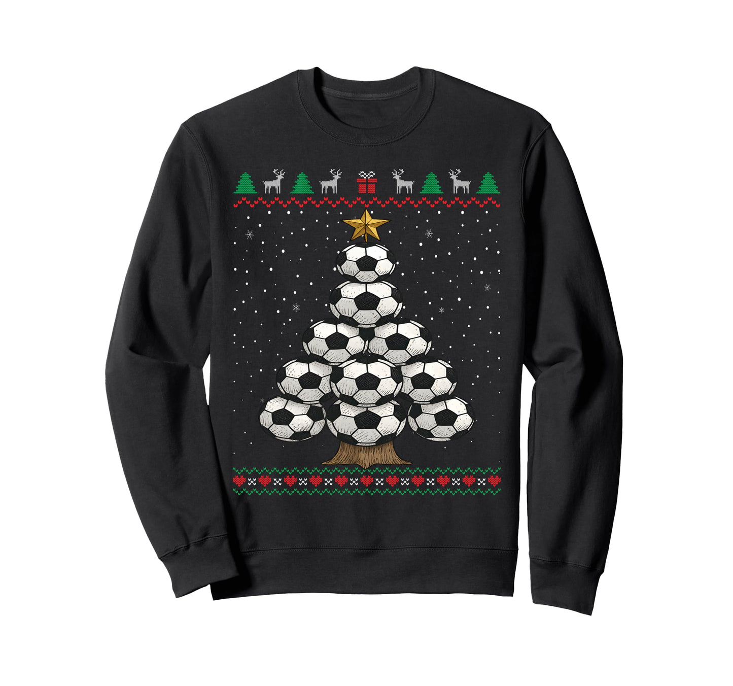 Soccer Tree Funny Ugly Sweatshirt - Fun Novelty Design Unisex - T-Shirt, Sweatshirt, Hoodie