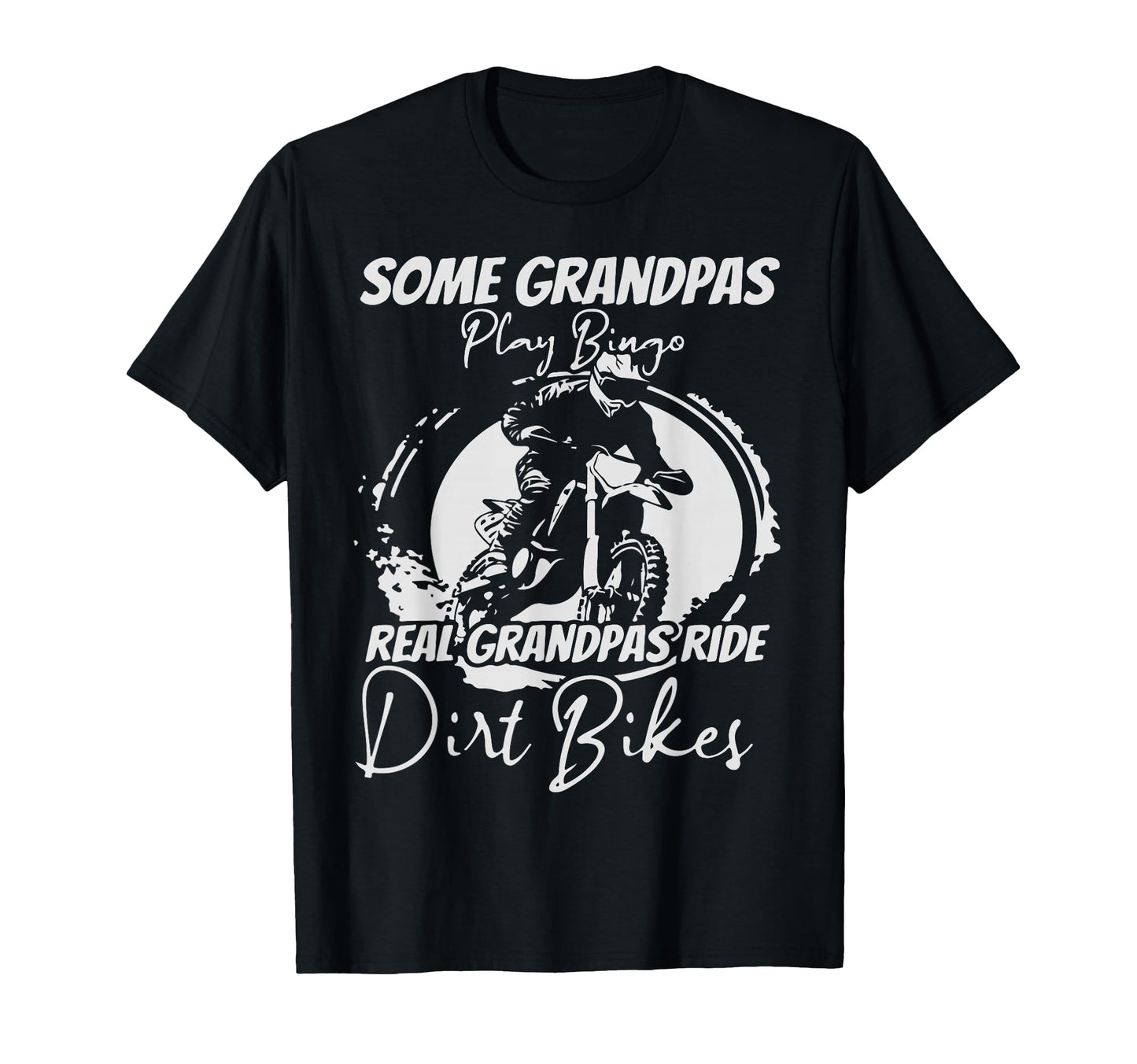Motocross Enduro Biker Grandpa Racing T-Shirt - Novelty Apparel for Adults - T-Shirt, Sweatshirt, Hoodie