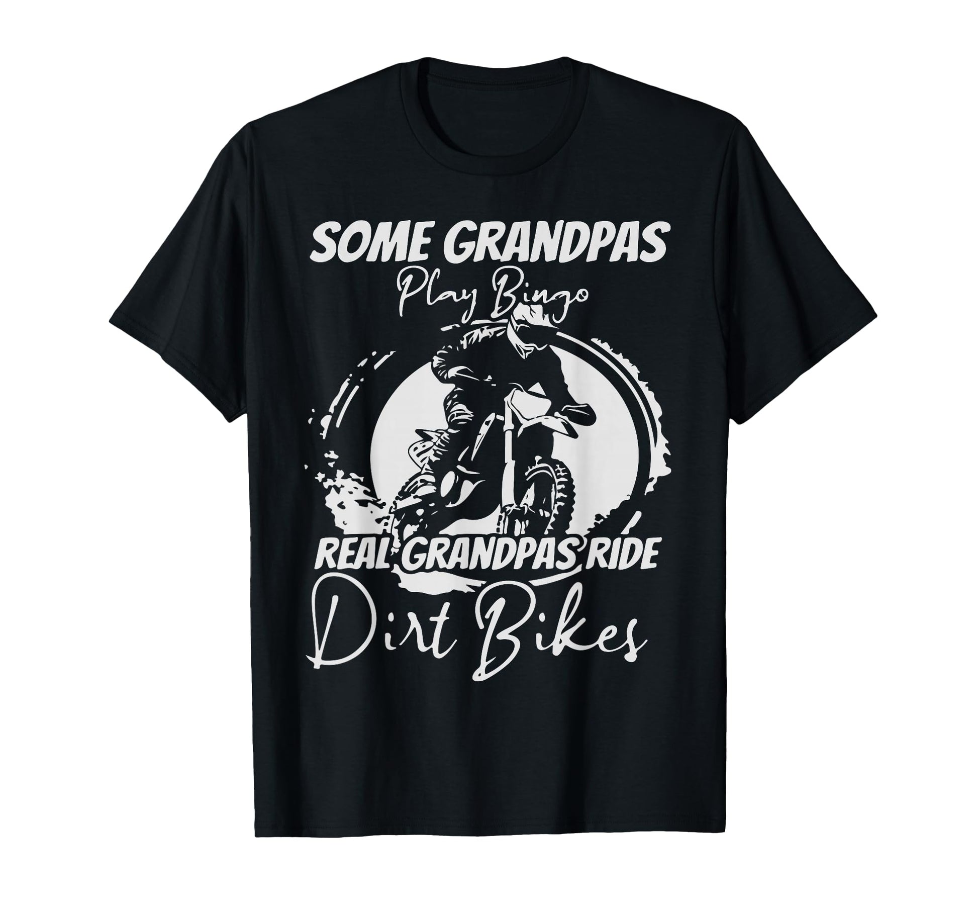 Motocross Enduro Biker Grandpa Racing T-Shirt - Novelty Apparel for Adults - T-Shirt, Sweatshirt, Hoodie