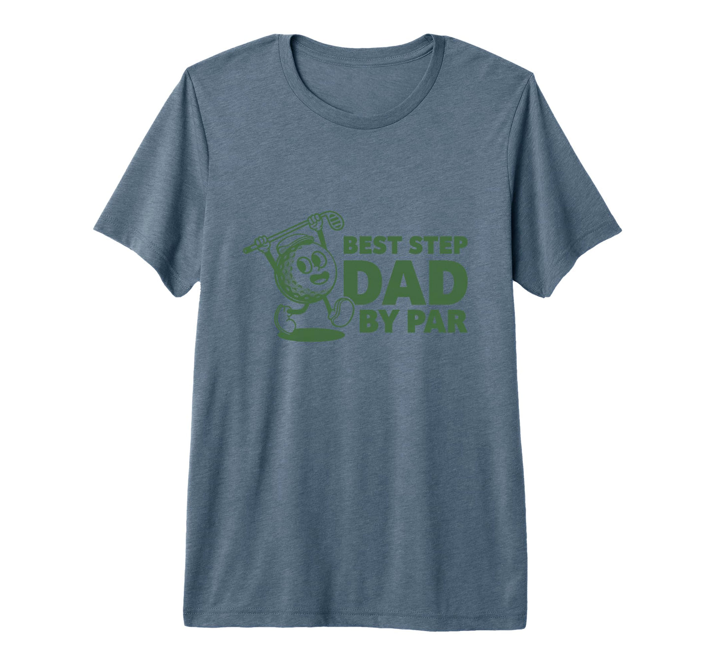 Best Step Dad Par Funny Golf Gift T-Shirt - Minimalist Print for Adults - T-Shirt, Sweatshirt, Hoodie