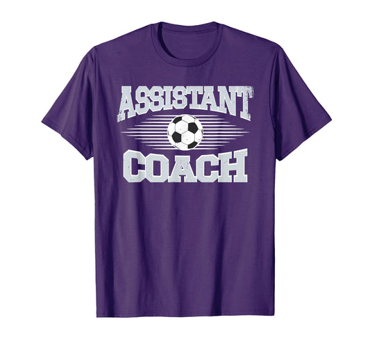 Assistant Soccer Coach Gift T-Shirt - Trendy Graphic for Adults - T-Shirt, Sweatshirt, Hoodie