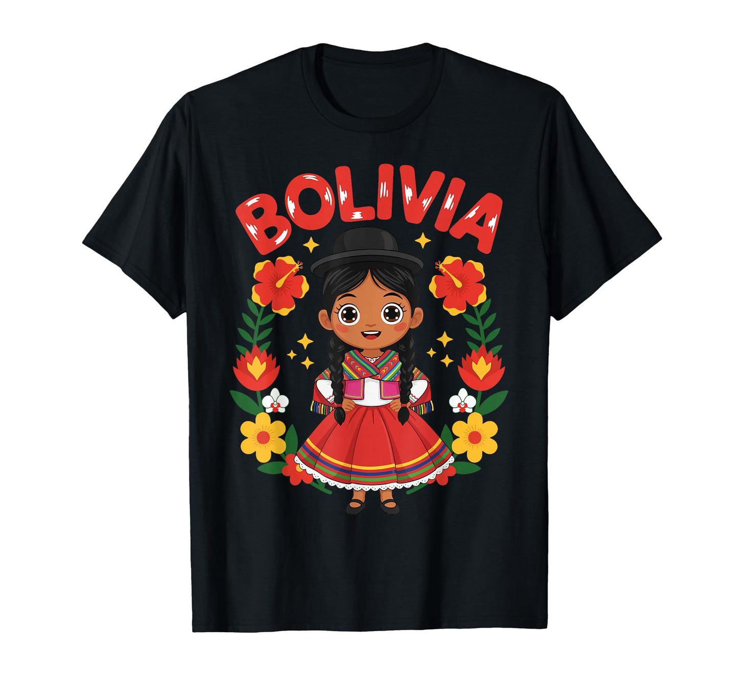 Bolivia Bolivian Traditional Dress T-Shirt - Novelty Apparel Unisex - T-Shirt, Sweatshirt, Hoodie
