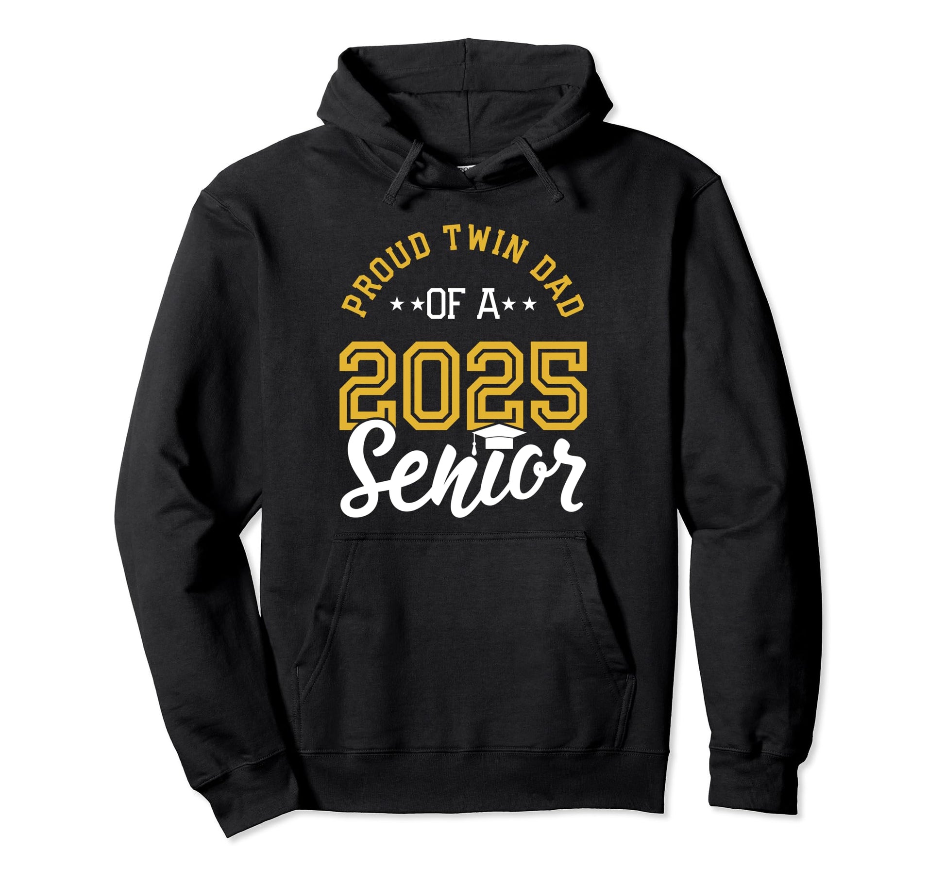 Twin Dad Senior Grad Family Hoodie - Custom Art Print for Adults - T-Shirt, Sweatshirt, Hoodie