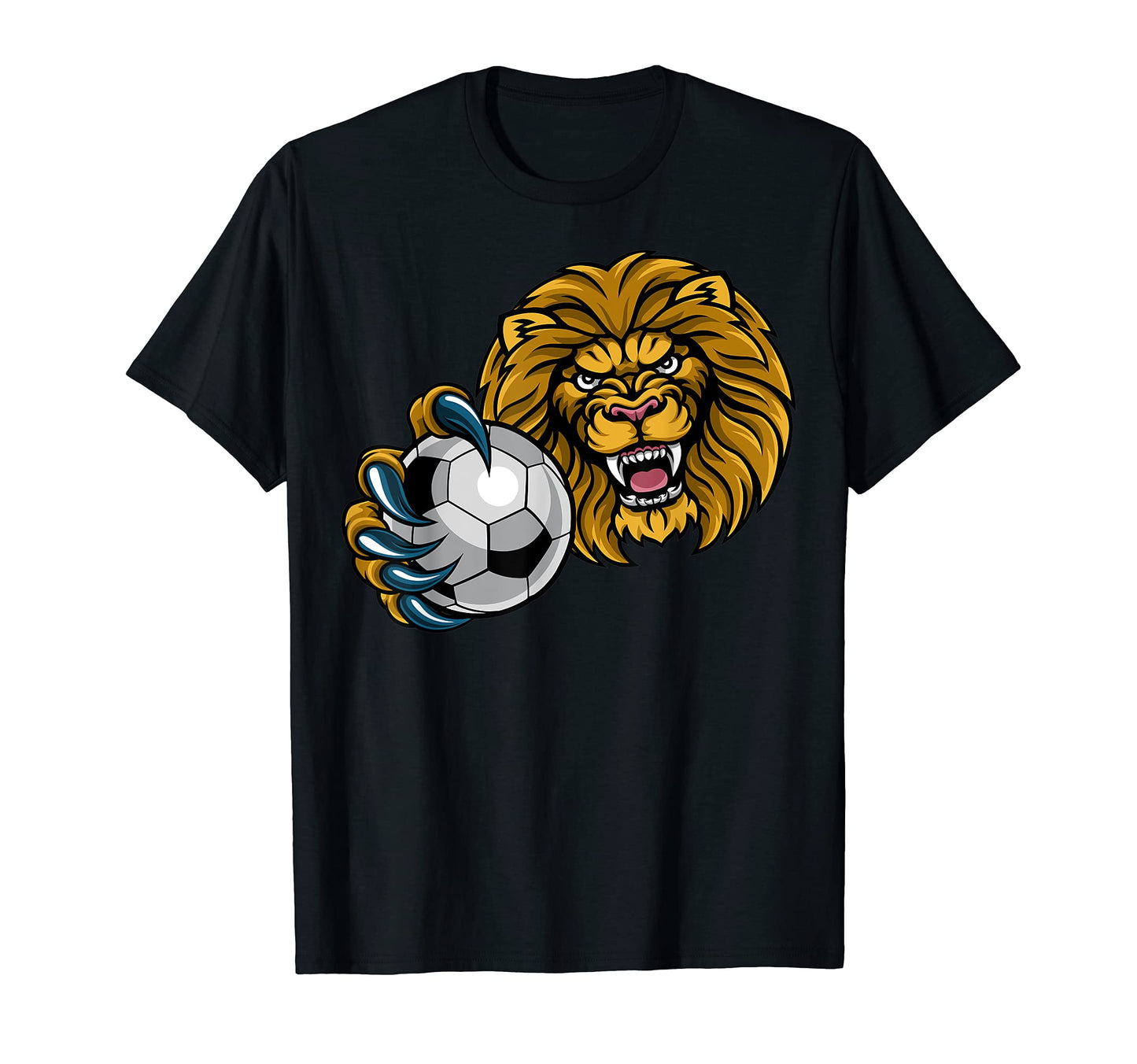 Lion Animal Sports Mascot Holding T-Shirt - Minimalist Print for Adults - T-Shirt, Sweatshirt, Hoodie